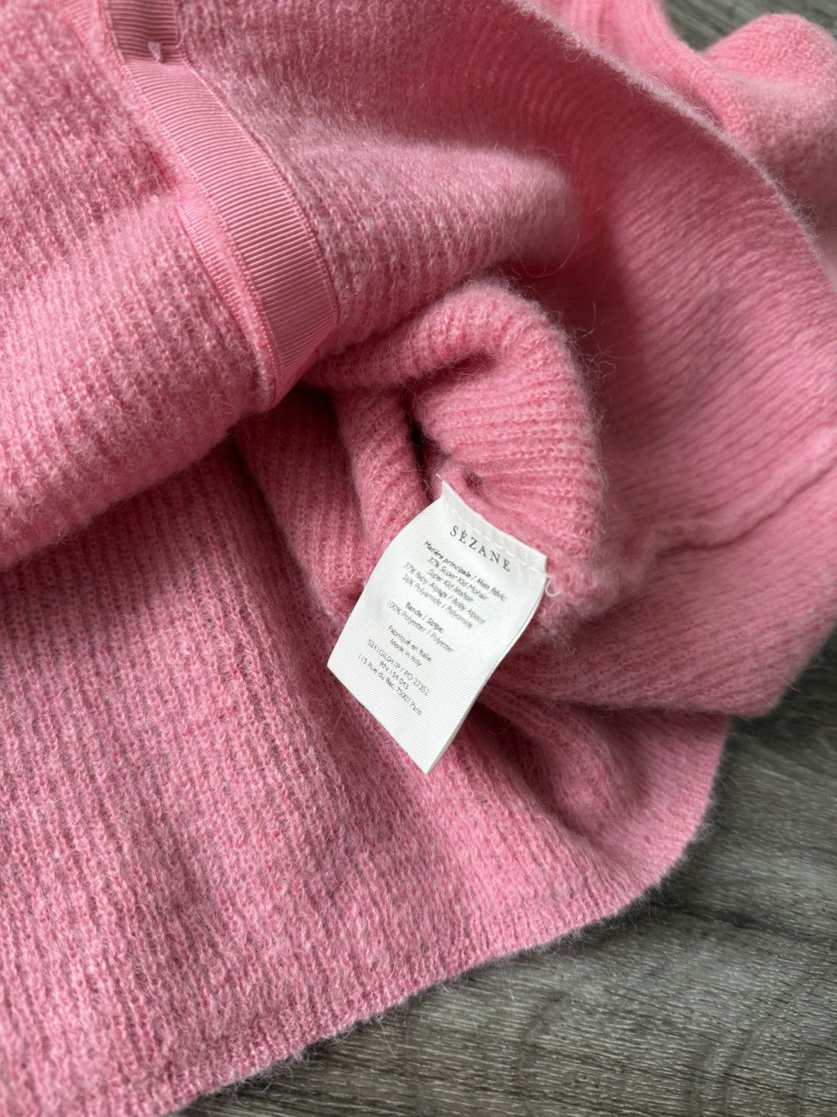 Sezane LA MAILLE SEZANE PARIS WOOMENS CARDIGAN WOOL SWEATERS LUXURY Size S / US 4 / IT 40 - 6 Thumbnail