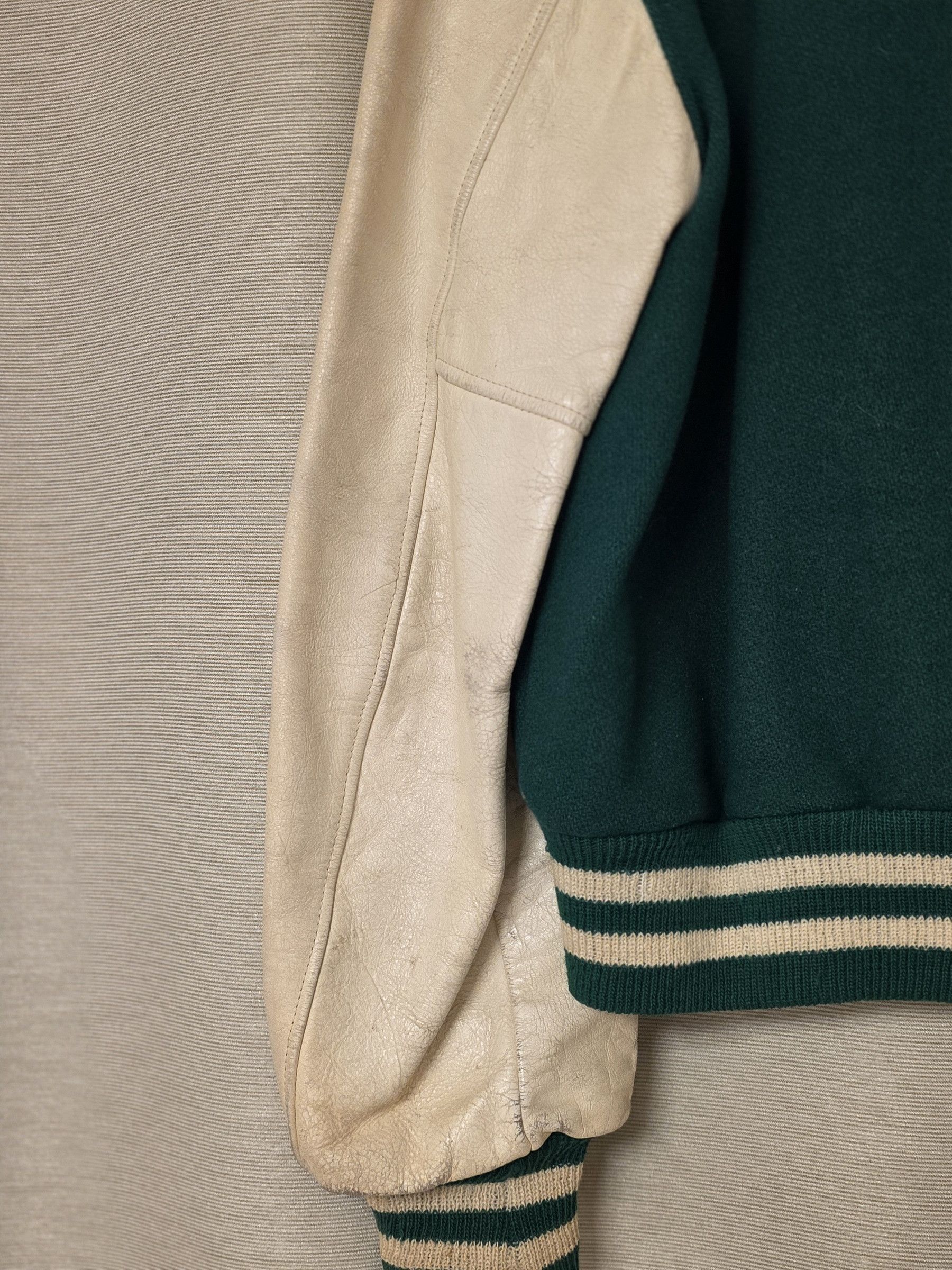 Other Vintage Butwin Varsity Jacket 42 Leather Sleeves Letterman Size US M / EU 48-50 / 2 - 5 Thumbnail