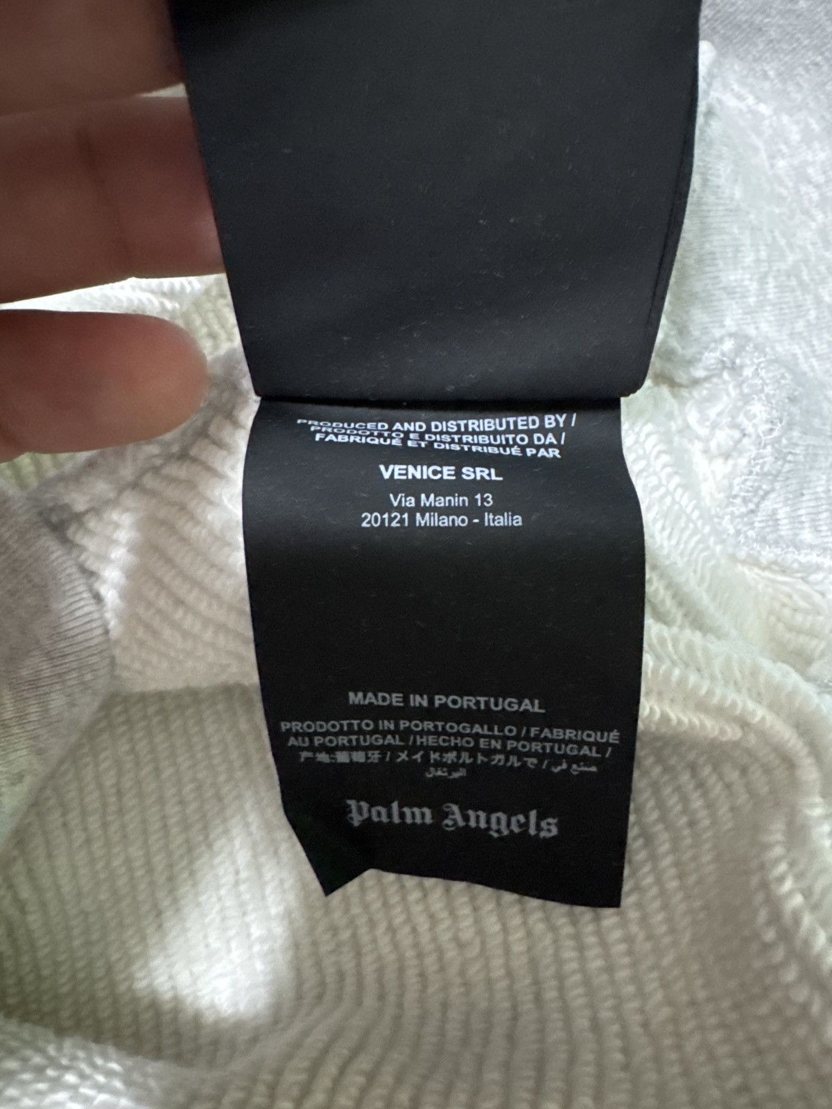 Palm Angels Palm Angels Broken Over Logo Hoodie Size US S / EU 44-46 / 1 - 8 Thumbnail