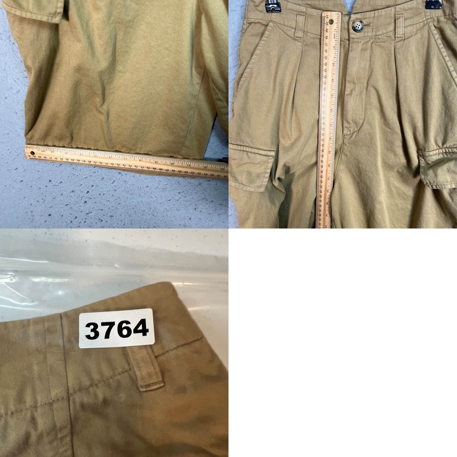 Vintage VINTAGE Macphee Womens 34 Khaki Cargo Shorts Cotton Utility Baggy Beig e Size 24" / US 00 / IT 34 - 8 Thumbnail