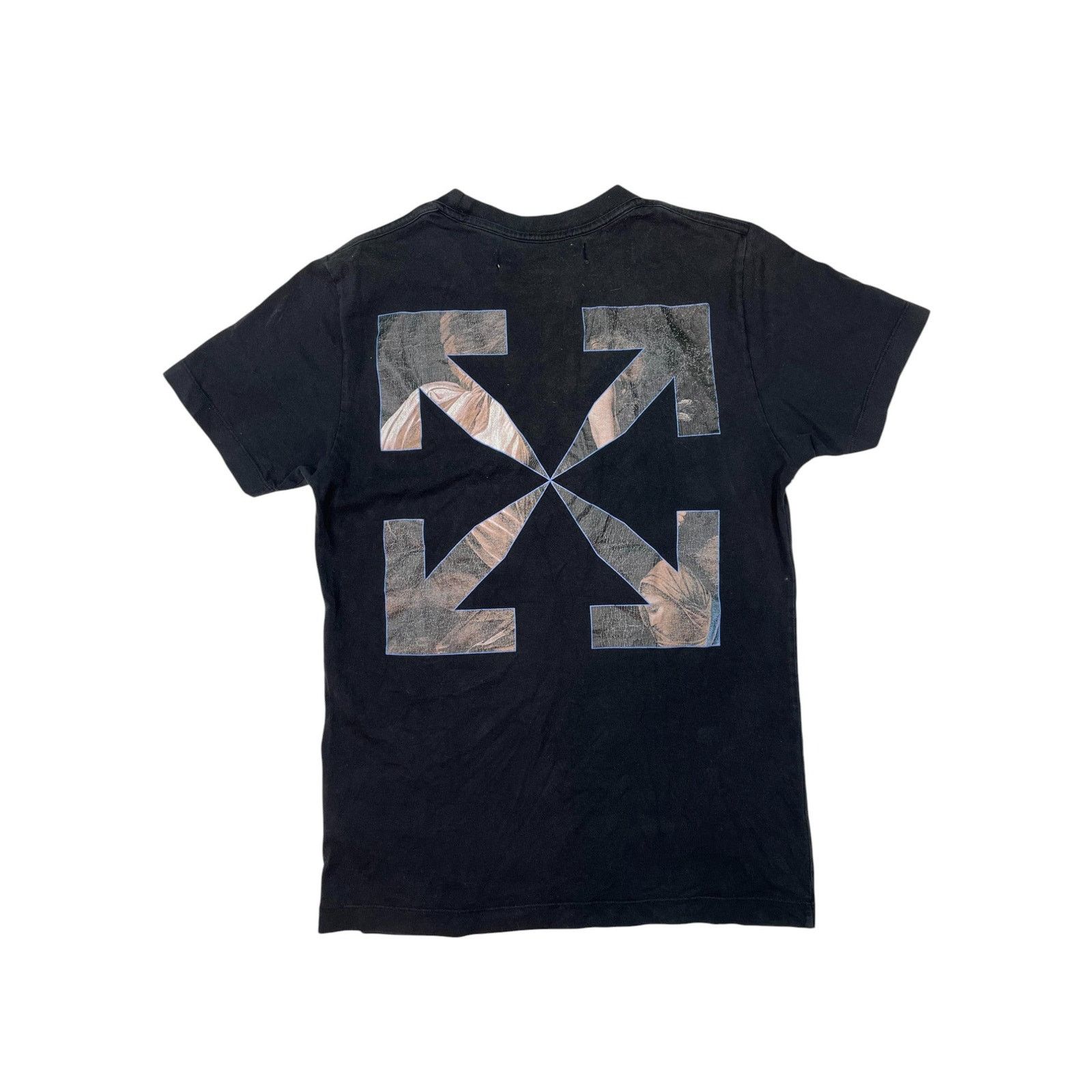 Off-White Off White Caravaggio Black Tee Size US S / EU 44-46 / 1 - 2 Thumbnail