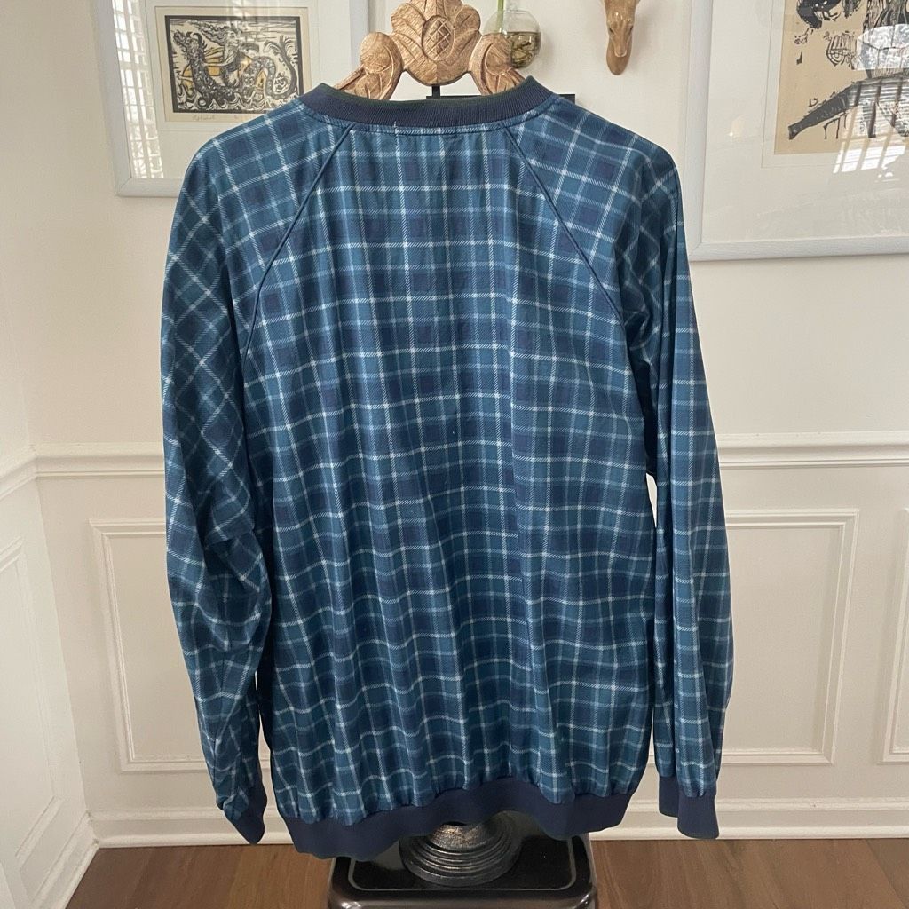 Izod Vintage 90s Izod Plaid Golf Pullover Soft Shell Windbreaker Size US XL / EU 56 / 4 - 7 Thumbnail