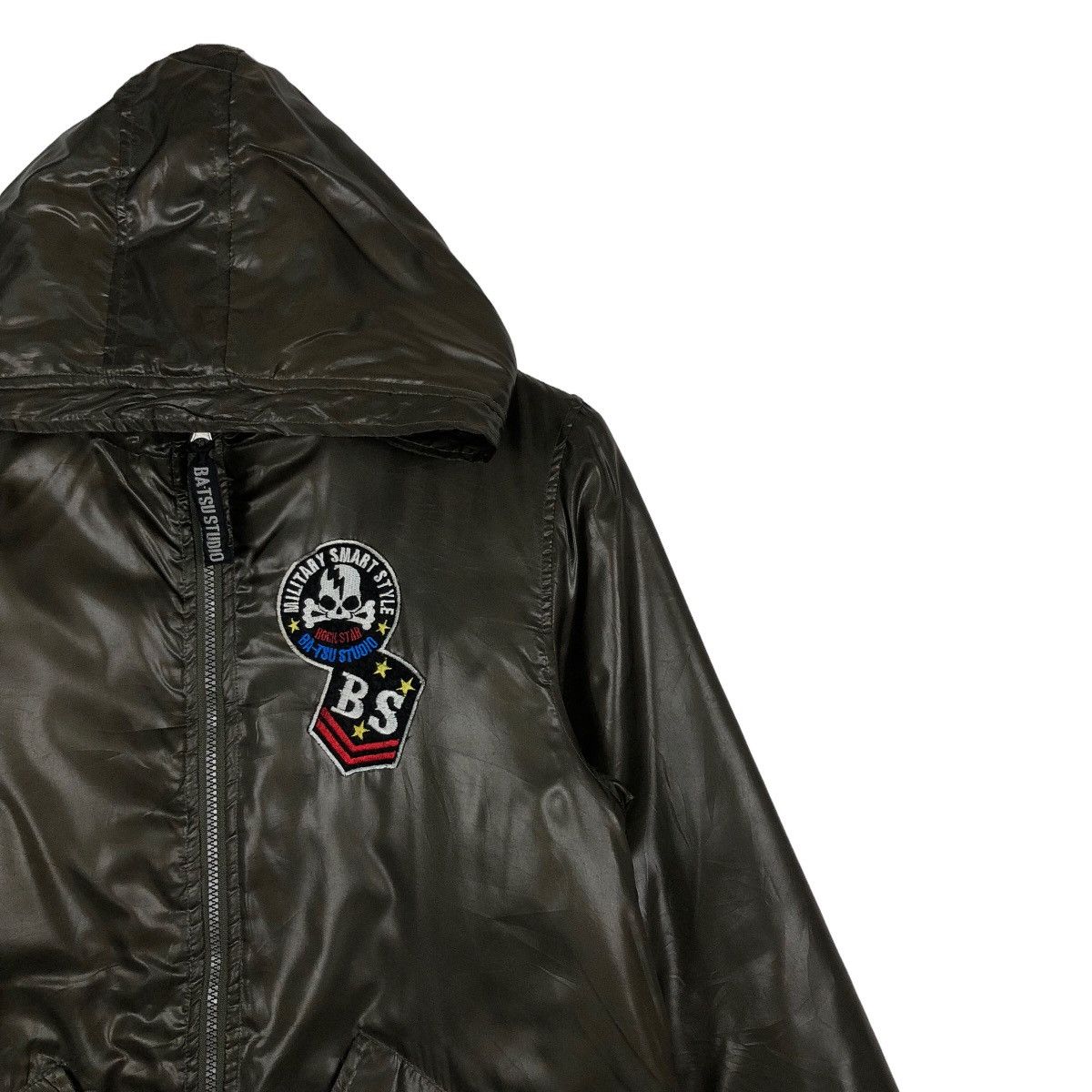 Japanese Brand 🔥Light Nylon Puffer Jacket Ba-tsu Studio Japan Made Size US M / EU 48-50 / 2 - 5 Thumbnail