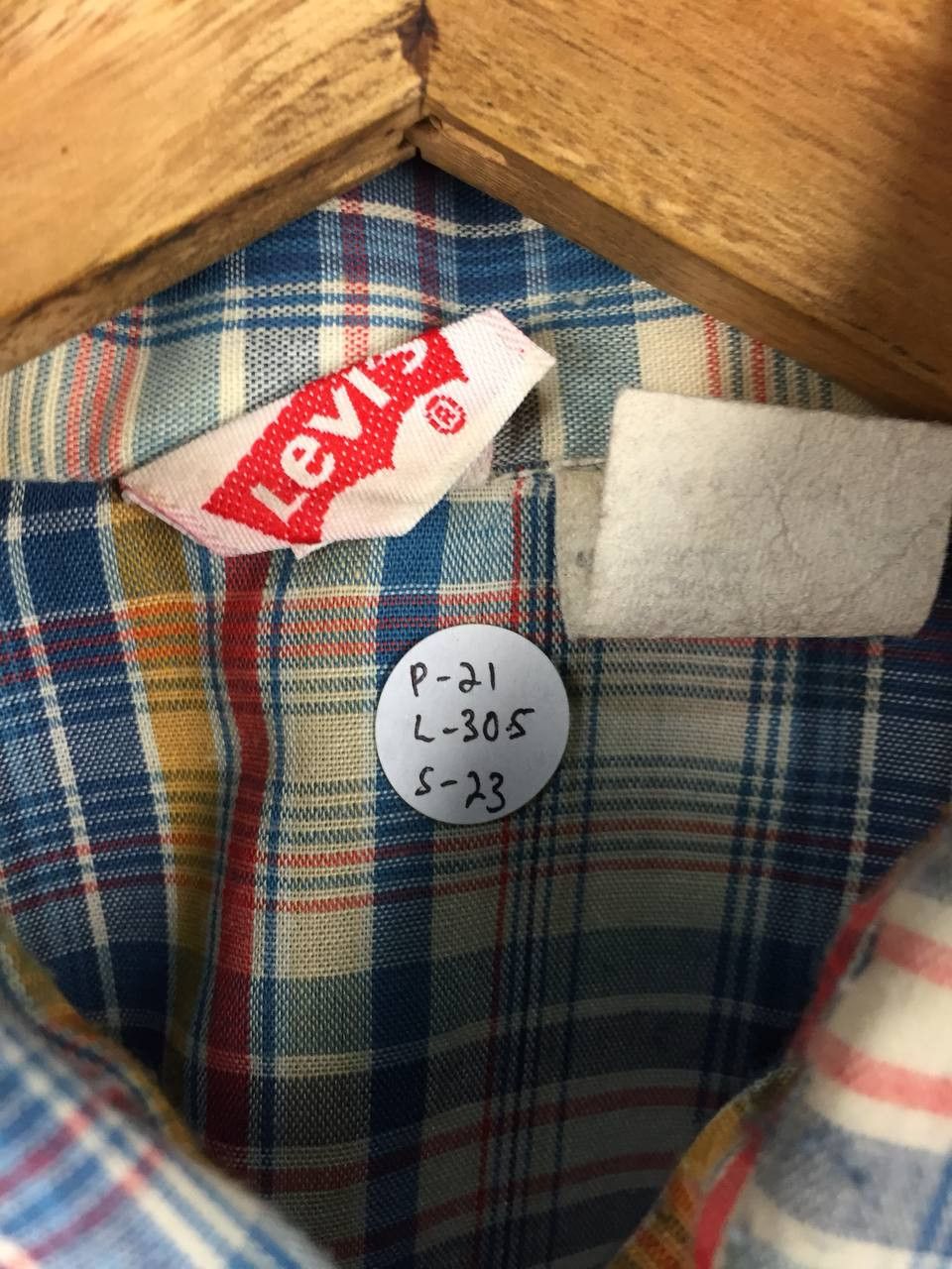 Levi's Vtg 70s Levi’s Made in Usa Western Plaid Snap Button Shirt Size US M / EU 48-50 / 2 - 10 Thumbnail