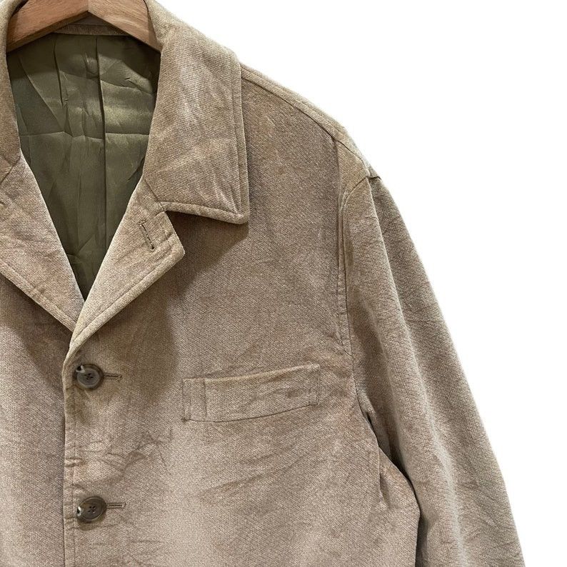 Courreges Vintage Courreges Homme Velvet Button Jacket Size US L / EU 52-54 / 3 - 4 Thumbnail