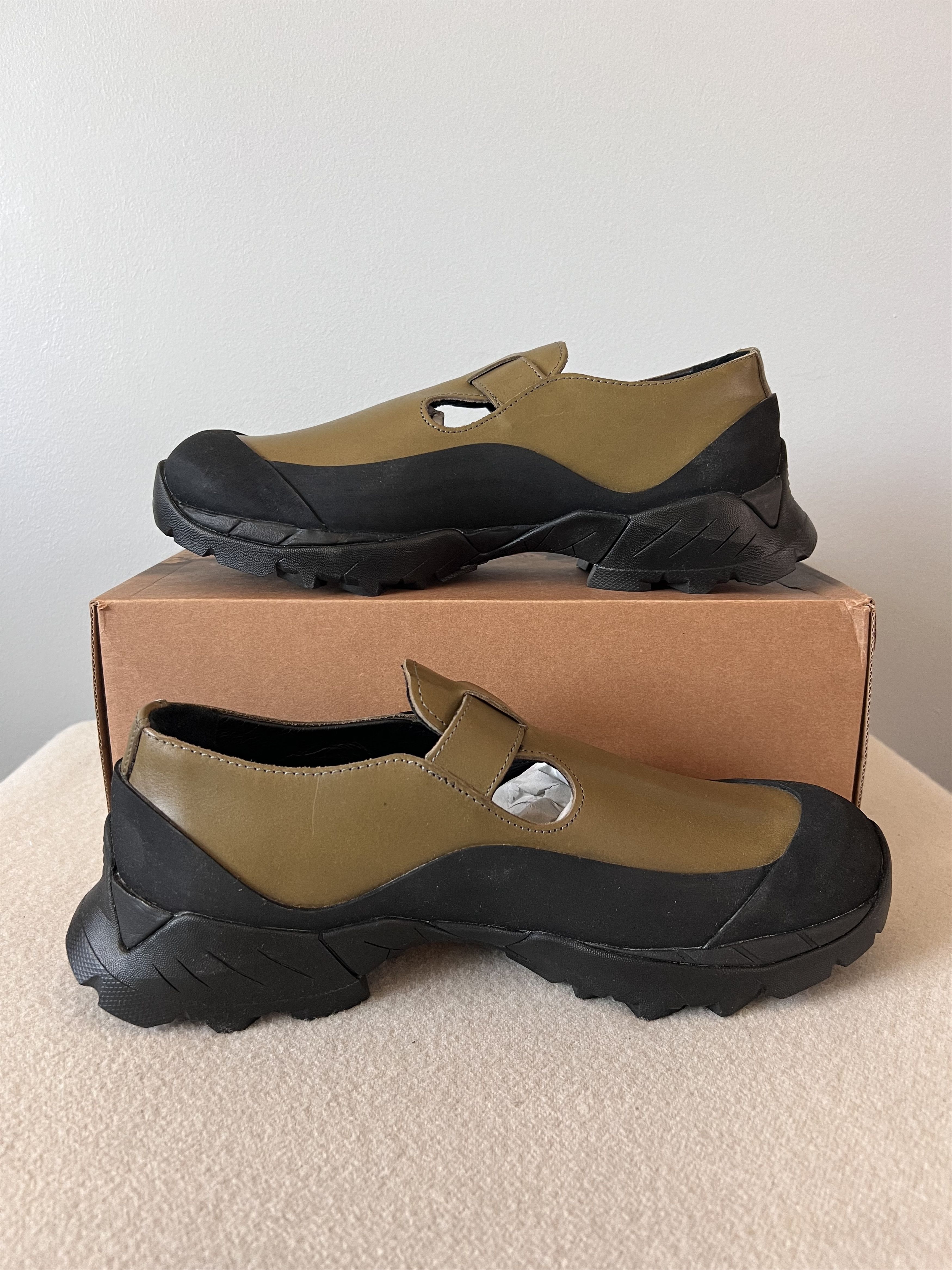 ROA ROA Pala Mary Jane MJLE Loafers in Olive Leather Size US 10 / EU 43 - 3 Thumbnail