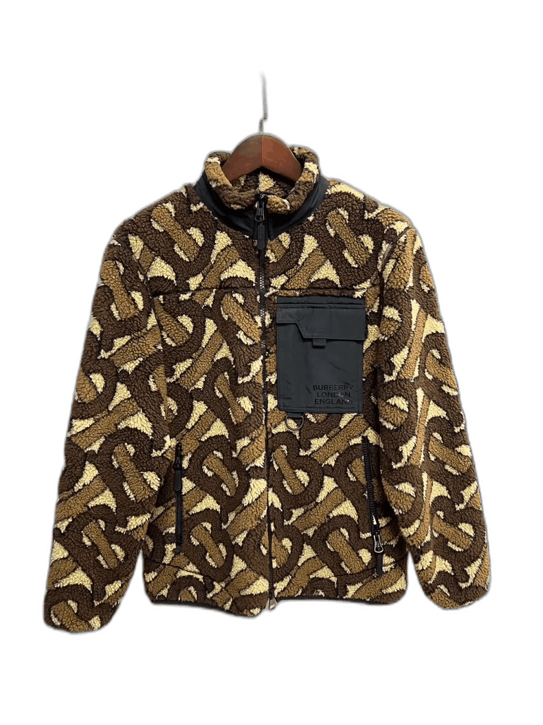 Burberry Burberry Teddy Jacket with Allover Print Size XL / US 12-14 / IT 48-50 - 1 Thumbnail