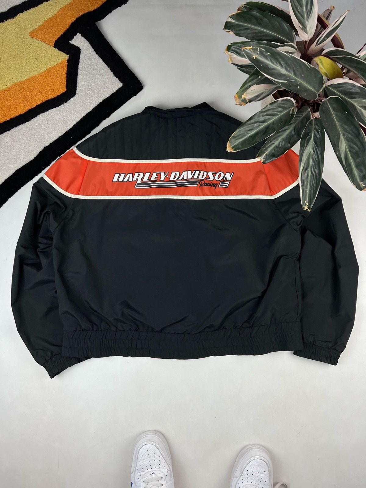 Alpha Industries × Harley Davidson × West Coast Choppers Vintage Harley Davidson Made In USA 🇺🇸 Jacket Size US XL / EU 56 / 4 - 2 Thumbnail