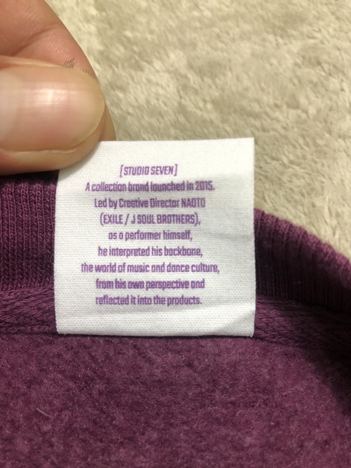 Nigo Honest College by Studio Seven Crewneck Split Sweatshirt Size US M / EU 48-50 / 2 - 9 Thumbnail