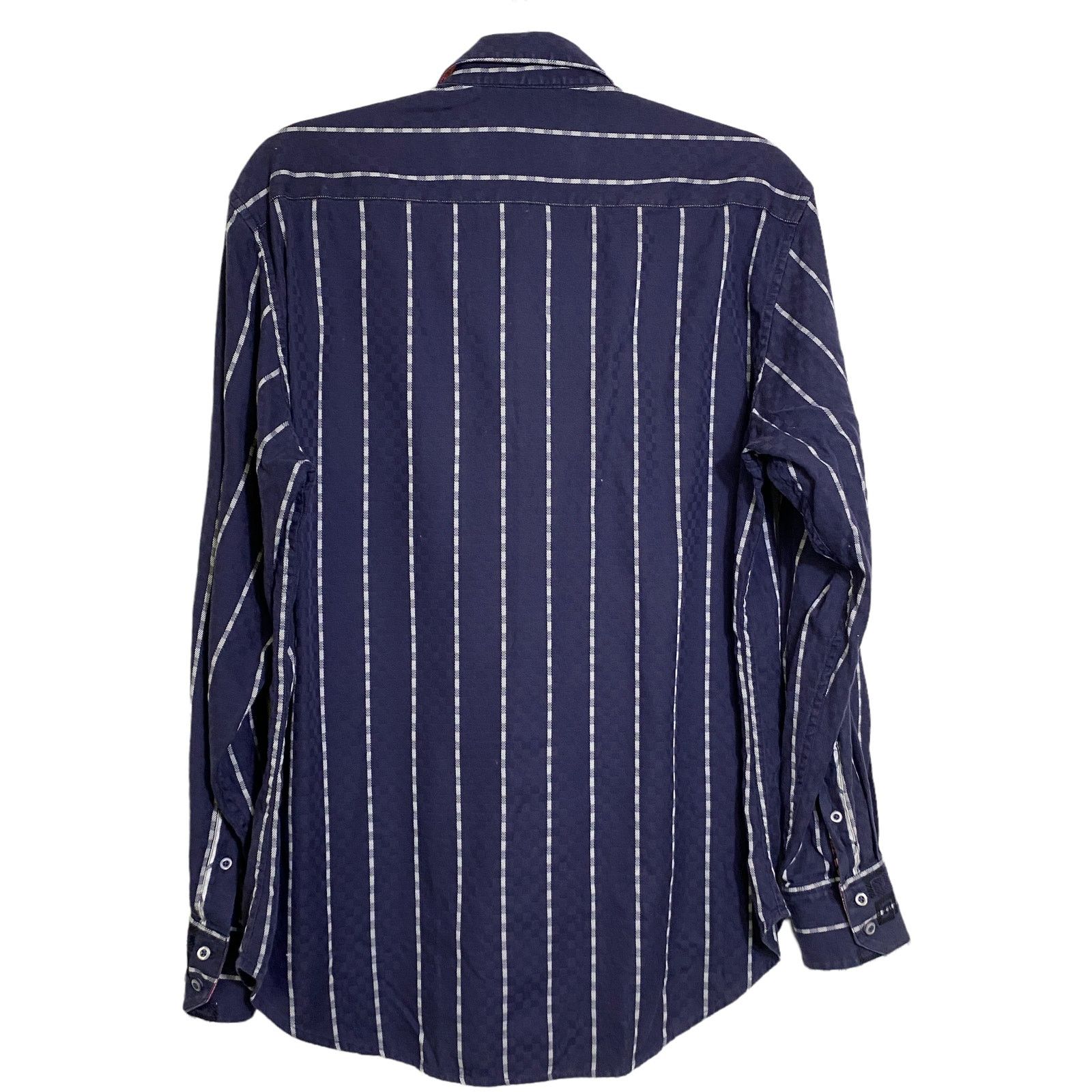 Robert Graham Robert Graham Mens Striped Long Sleeve Button Up Shirt Size US M / EU 48-50 / 2 - 5 Thumbnail
