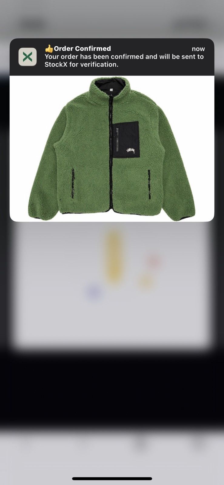Stussy 8 Ball Reversible Fleece Jacket