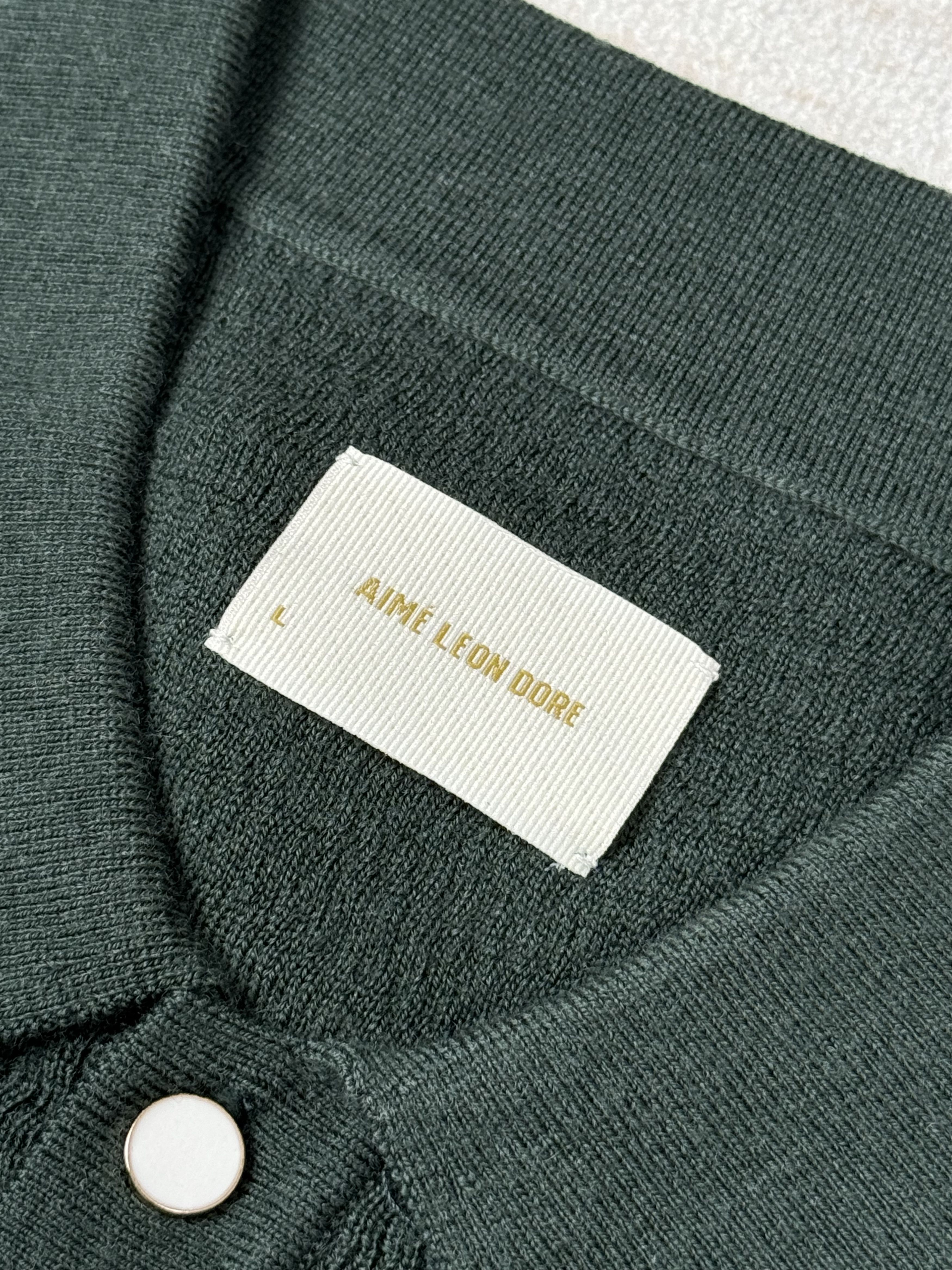 Aime Leon Dore NEW WITH TAG* ALD Long-Sleeve Pearl Button Polo Size US L / EU 52-54 / 3 - 3 Thumbnail
