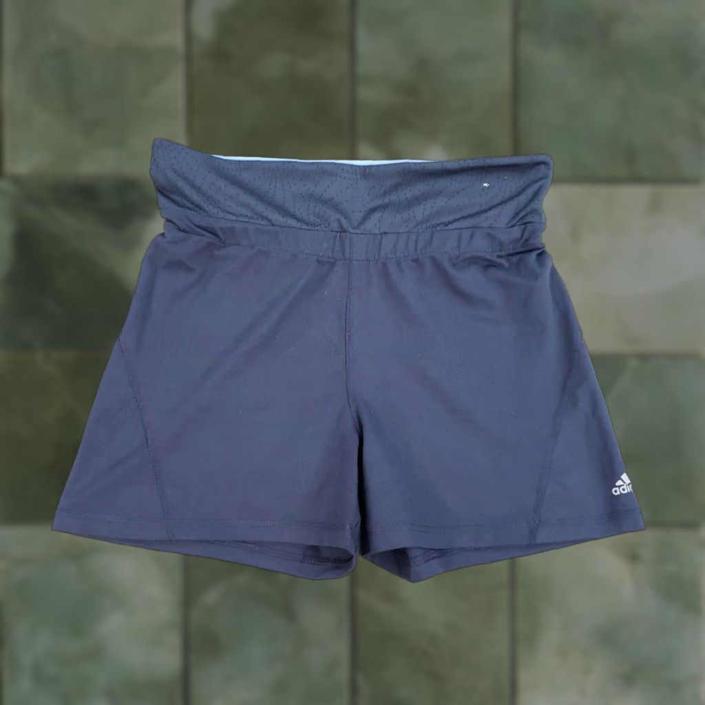Adidas Adidas Womens Shorts Small Blue Elastic Waist Comfort Size 28" / US 6 / IT 42 - 1 Thumbnail