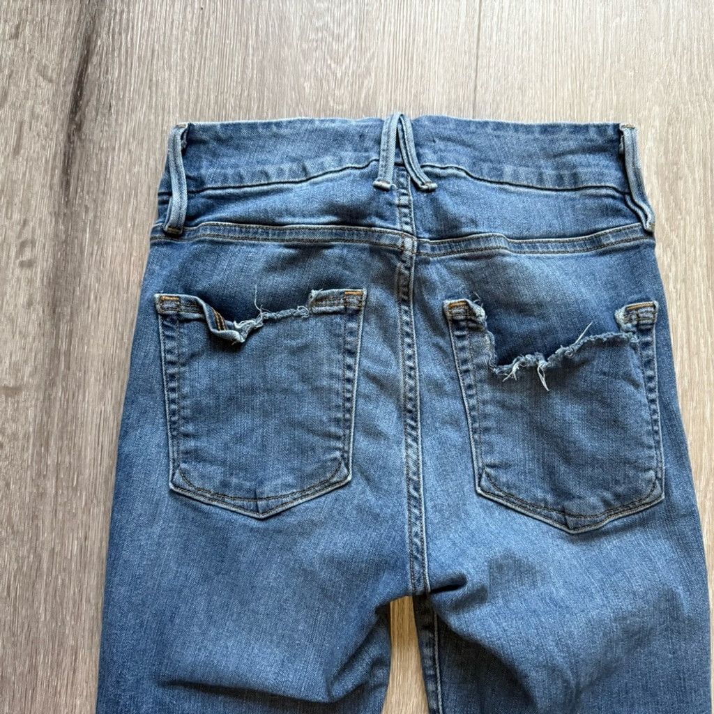 Good American Good American Blue Skinny Good Legs Jeans Classic Denim Size 24" / US 00 / IT 34 - 4 Thumbnail