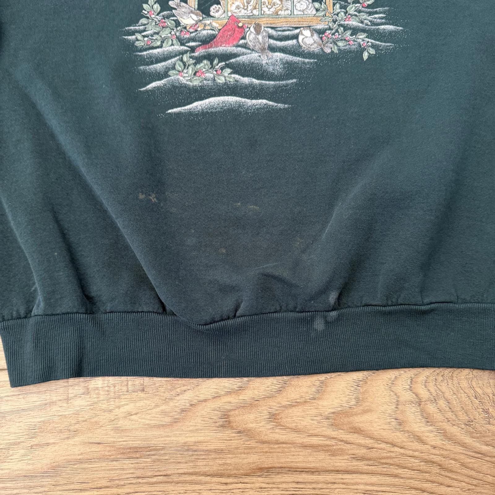 Other Vintage 90s Cats Nature Art Crewneck Sweater XL Kittens Size US XL / EU 56 / 4 - 5 Thumbnail