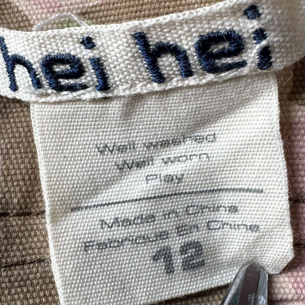 Vintage Hei Hei, Vintage, Khaki/Tan, Floral Midi Skirt Size 34" / US 12 / IT 48 - 6 Thumbnail