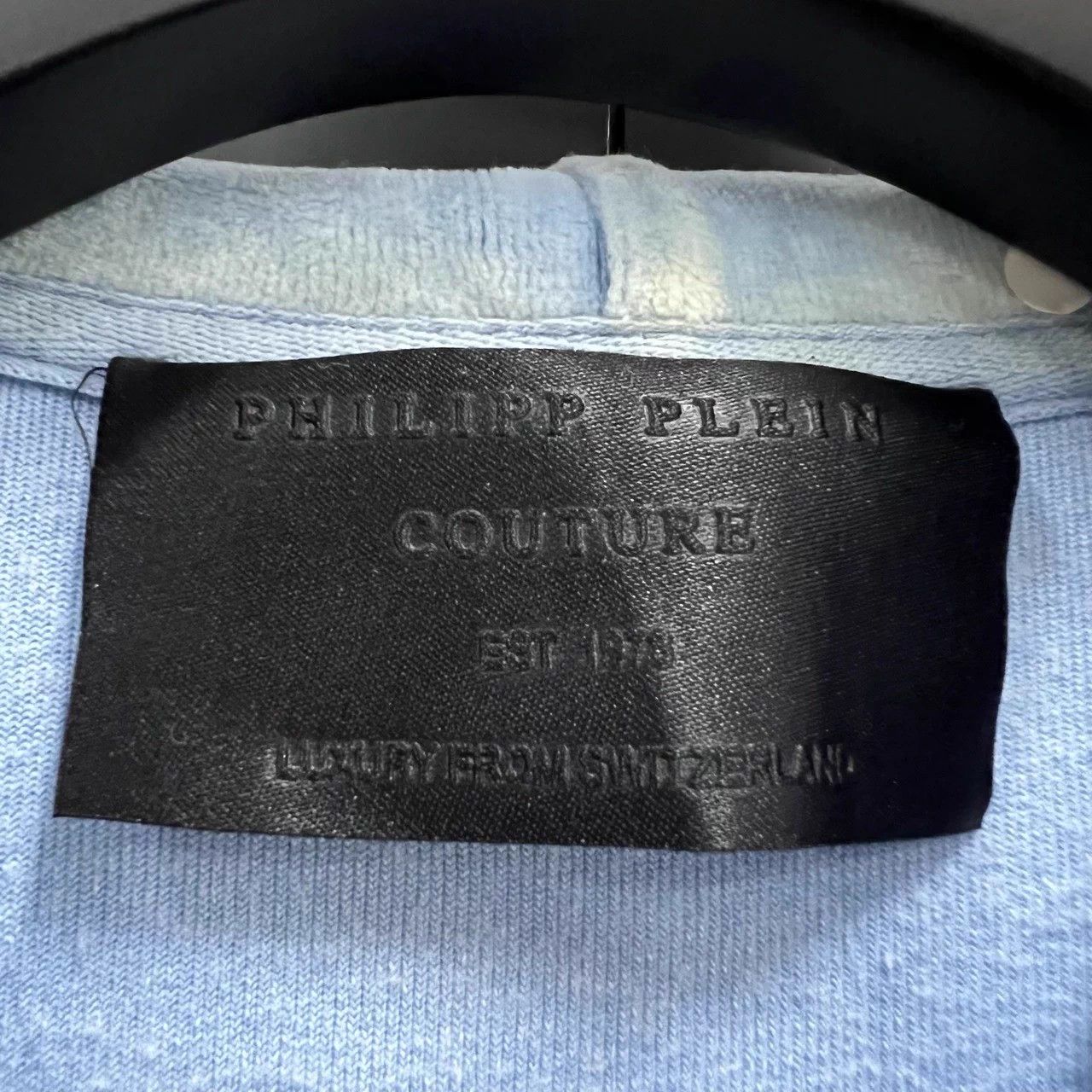 Philipp Plein PHILIPP PLEIN light blue velvet rhinestone set M 95new Size M / US 6-8 / IT 42-44 - 3 Thumbnail