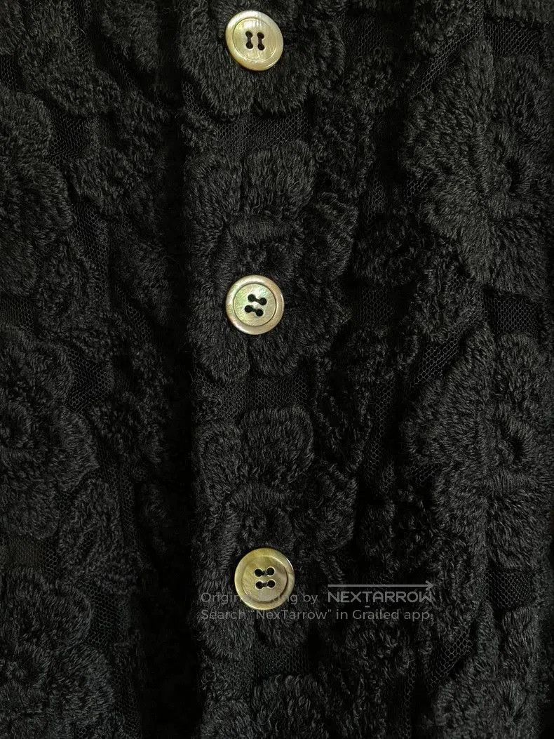 Comme des Garcons Vintage Comme des Garcons Black Knit Cardigan . Size US S / EU 44-46 / 1 - 6 Thumbnail