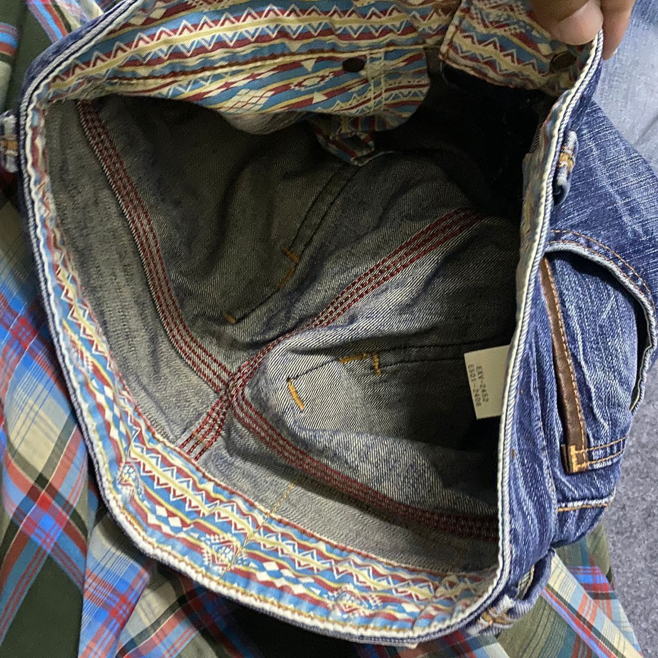 If Six Was Nine Vintage Edwin Exclusive Vintage Distressed Denim Jeans Size US 31 - 19 Thumbnail