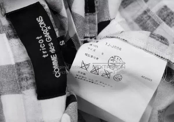 Comme des Garcons Comme des Garcons Black vintage tartan design crewneck top Size S / US 4 / IT 40 - 9 Thumbnail