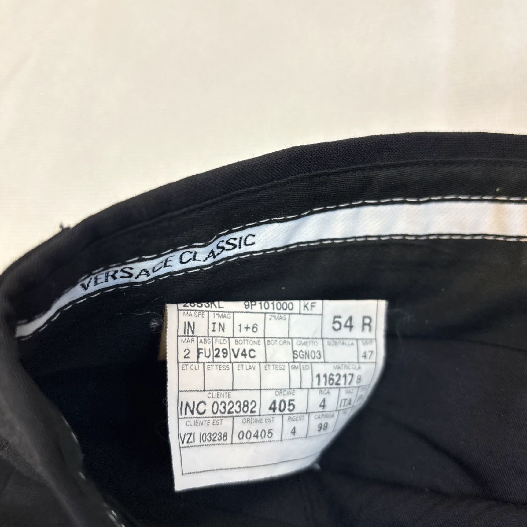 Versace VERSACE CLASSIC Pants Dress Men 38x27 Black Italy Regular Inseam 27 Formal Workwear 55% Polyester 45% Wool VERSACE CLASSIC Size US 38 / EU 54 - 3 Thumbnail