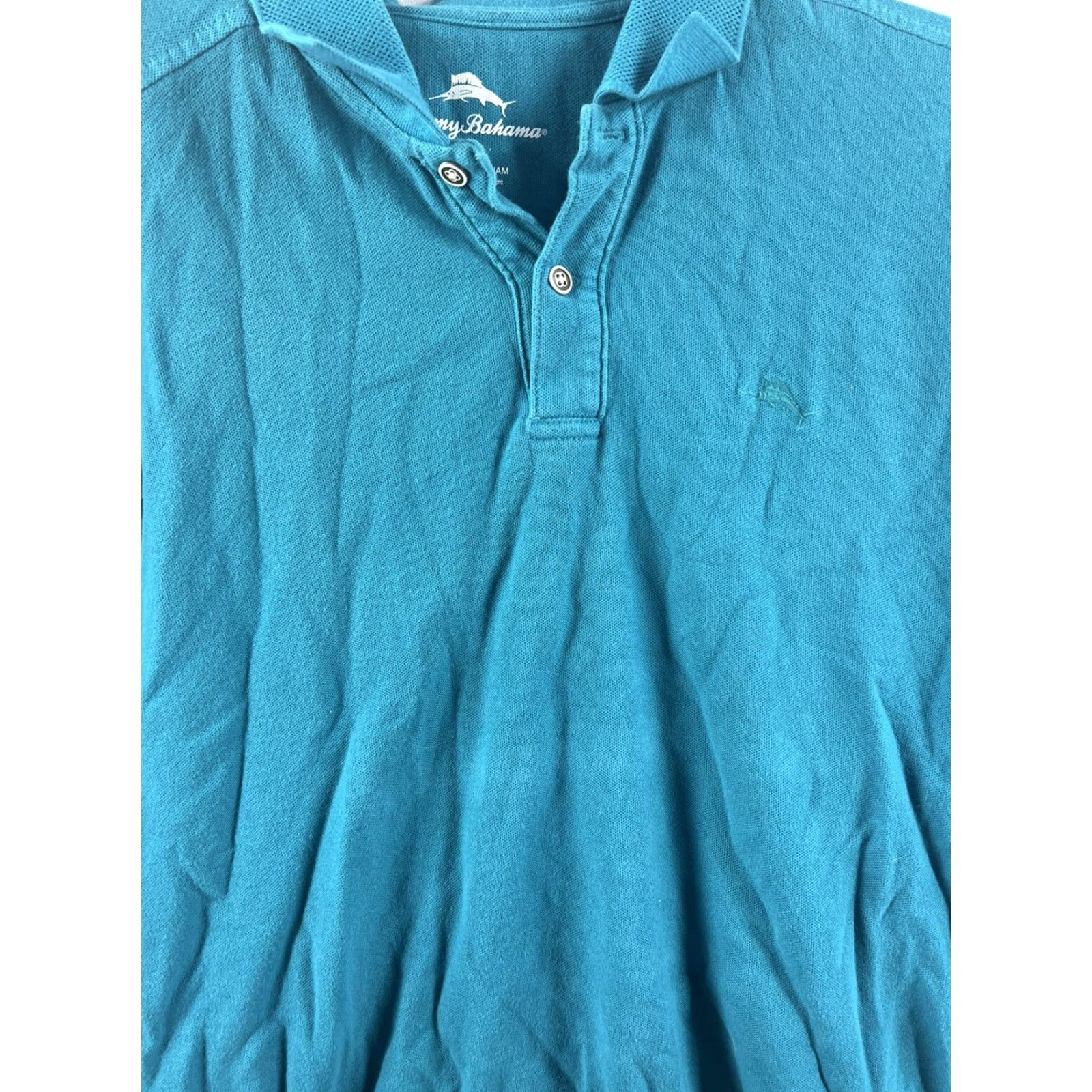 Tommy Bahama Tommy Bahama Polo Shirt Mens Large Blue Marlin Casual Short Sleeve Golf Size US L / EU 52-54 / 3 - 2 Thumbnail