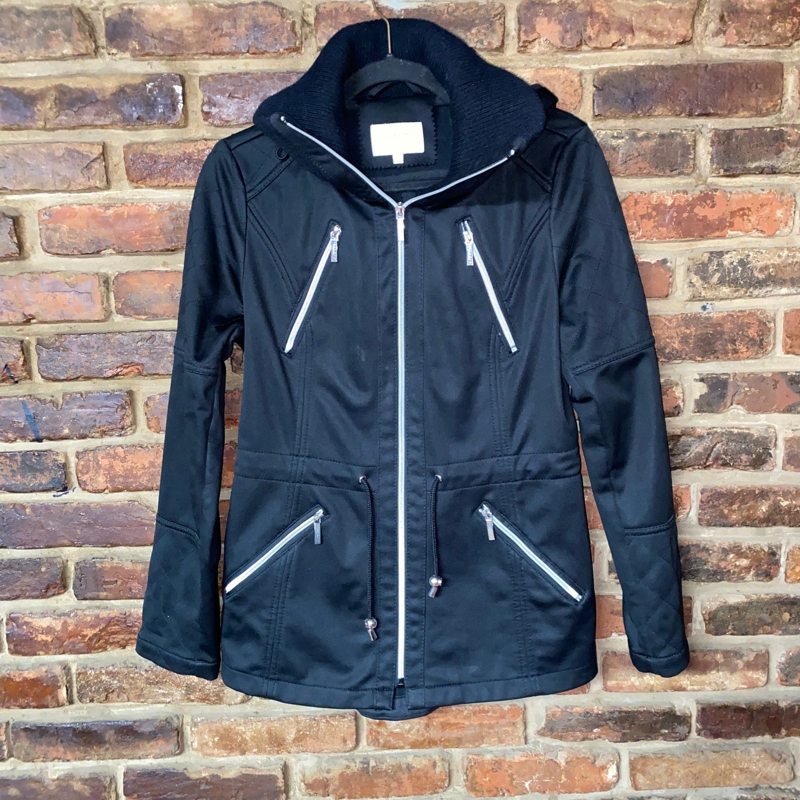 Laundry by Shelli Segal Laundry Shelli Segal Black Lightweight Softshell Jacket XS Size XS / US 0-2 / IT 36-38 - 1 Thumbnail