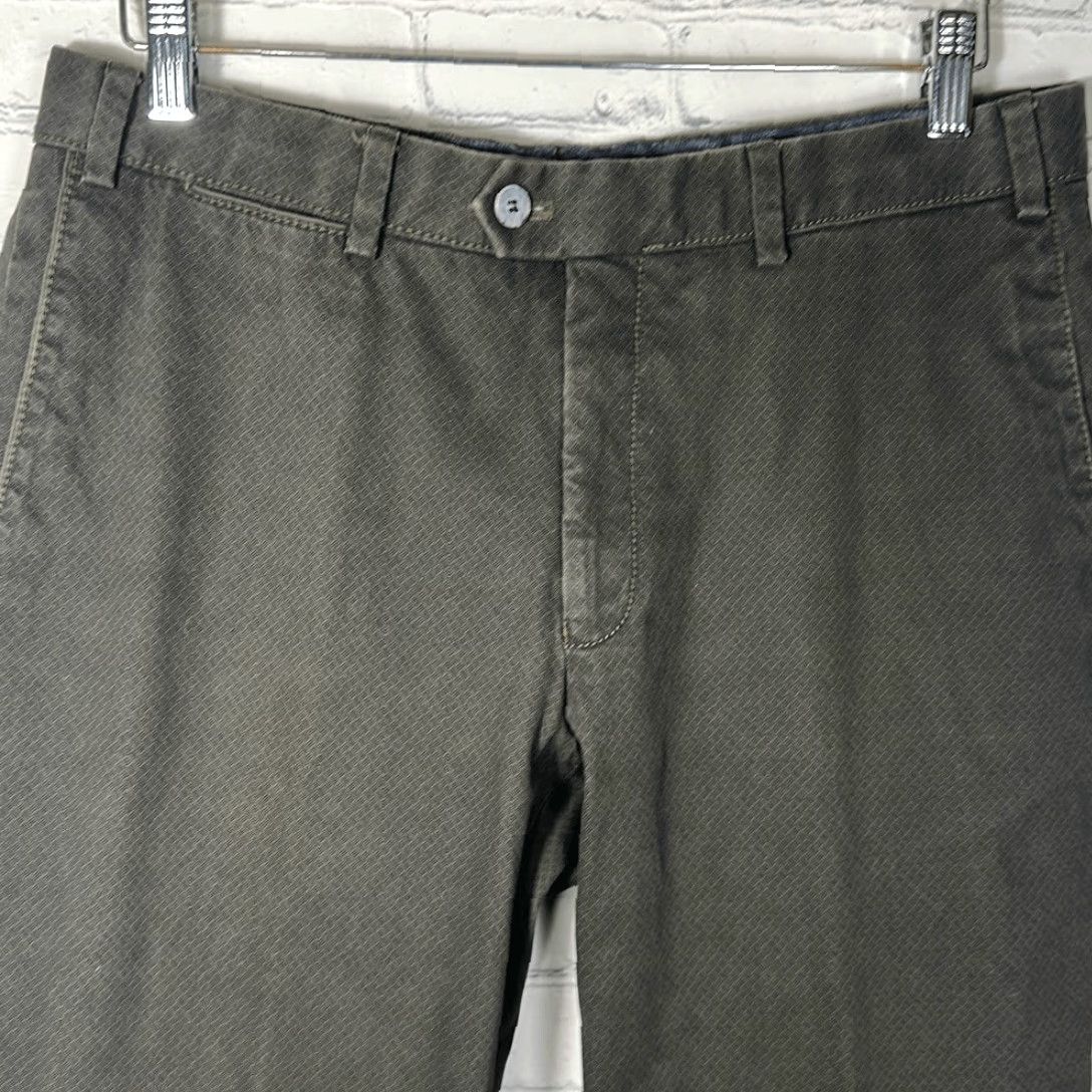Vintage Hiltl Pants Mens 33 Brown Khaki Germany Straight Inseam 32 Size US 33 - 2 Thumbnail