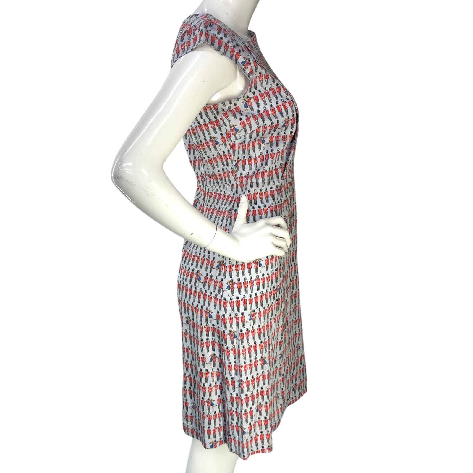 Savile Row The Savile Row Company Sz 2 Dress Royal Guard Novelty Print Size XS / US 0-2 / IT 36-38 - 9 Thumbnail