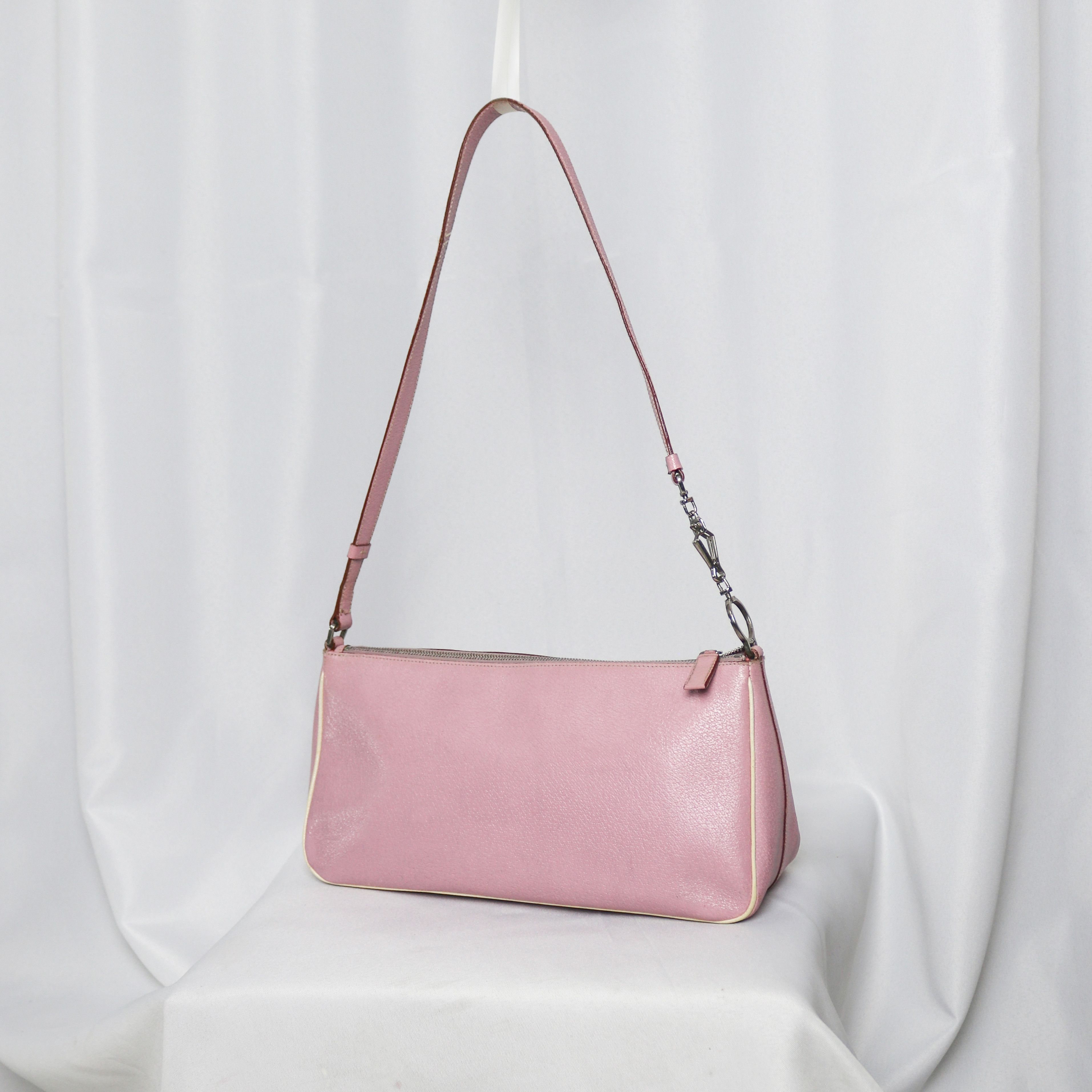 Prada Rare Prada 2001 Petalo Cinghiale leather shoulder bag Size ONE SIZE - 4 Thumbnail