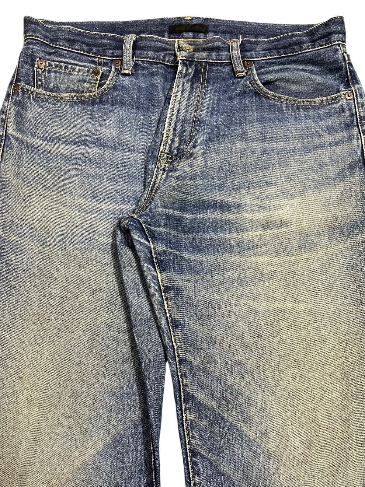 Uniqlo Vintage Japanese Uniqlo Blue Mud Wash Style Loose Jeans Size US 34 / EU 50 - 4 Thumbnail