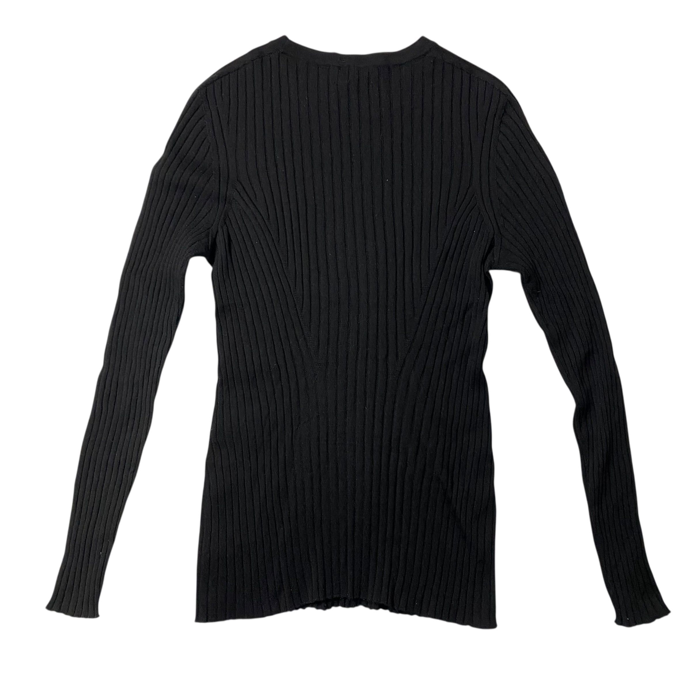 Versace VERSACE Wool 100% Tops Black Size M / US 6-8 / IT 42-44 - 2 Thumbnail