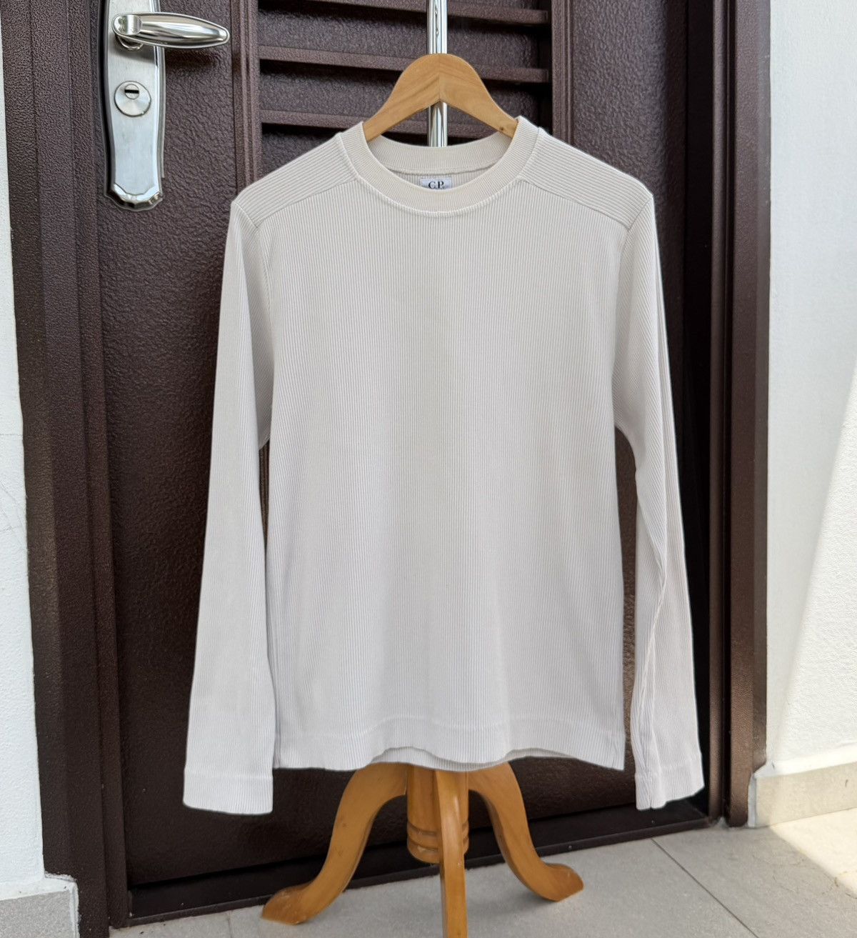 C.P. Company C.P. Company. Dry Waffle Crew Crewneck L/Sleeve Size US M / EU 48-50 / 2 - 4 Thumbnail