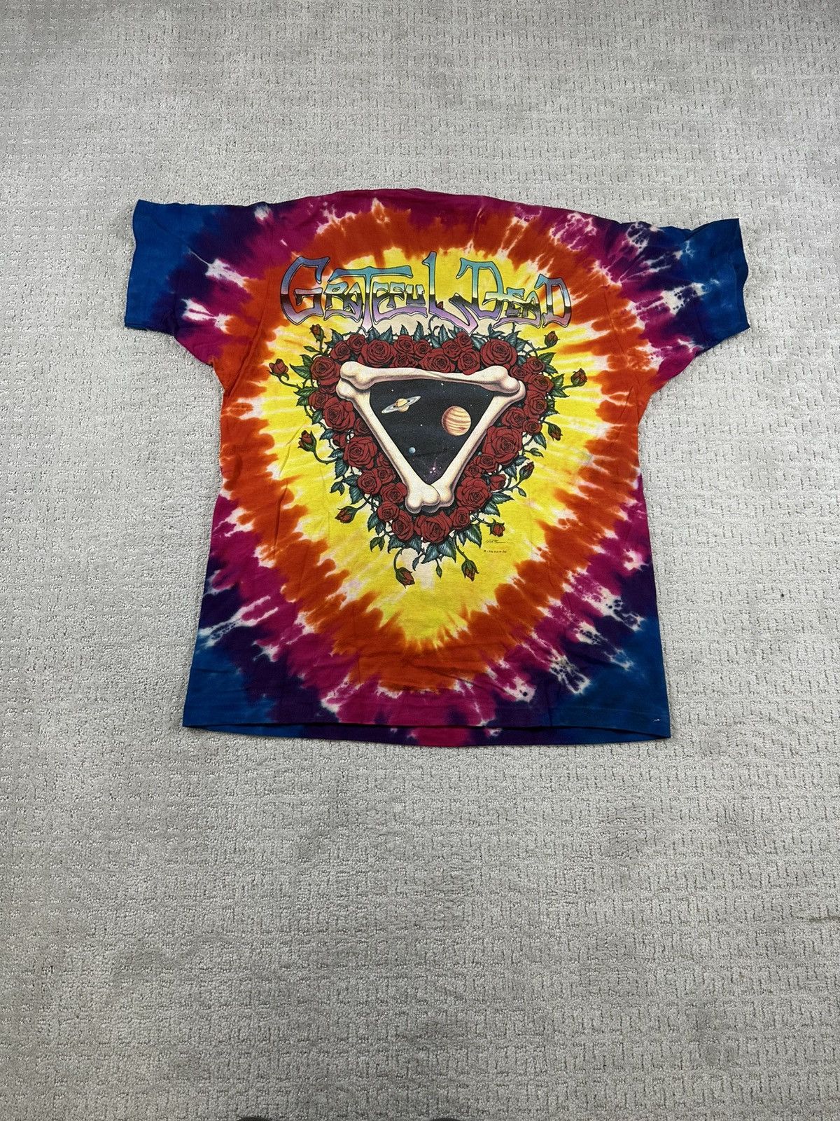 Liquid Blue 1992 Tie Dye Grateful Dead Space your Face T-shirt Size US XL / EU 56 / 4 - 5 Thumbnail