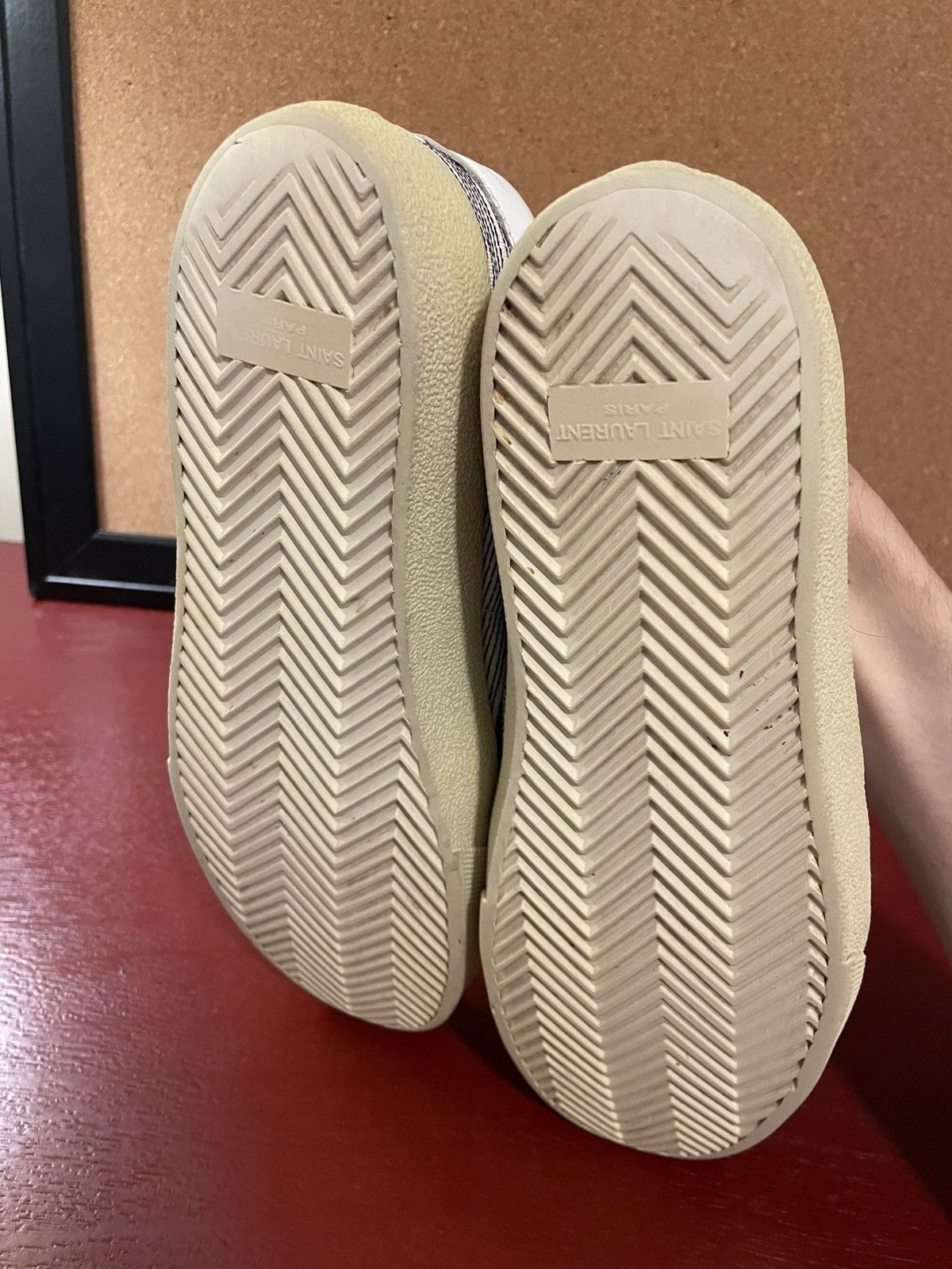 Saint Laurent Paris SS16 Surf Sound Embroidered Sneakers Size US 7.5 / EU 40-41 - 5 Thumbnail