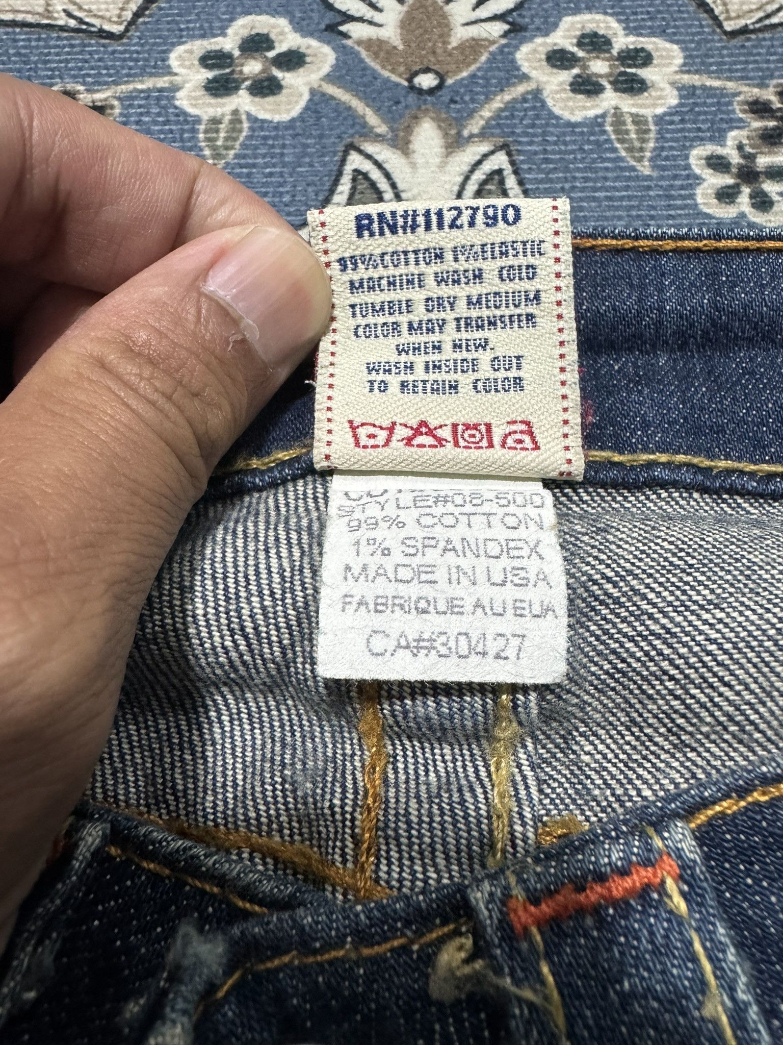 True Religion × Vintage Y2K Flare True Religion Bobby Distressed Jeans Size 28" / US 6 / IT 42 - 5 Thumbnail