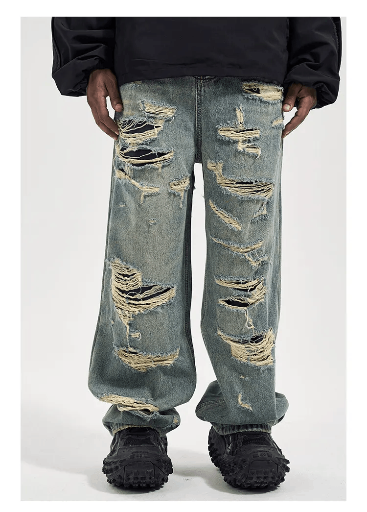 Japanese Brand × Jean × Vintage Vintage Ripped Jeans Size US 32 / EU 48 - 1 Thumbnail