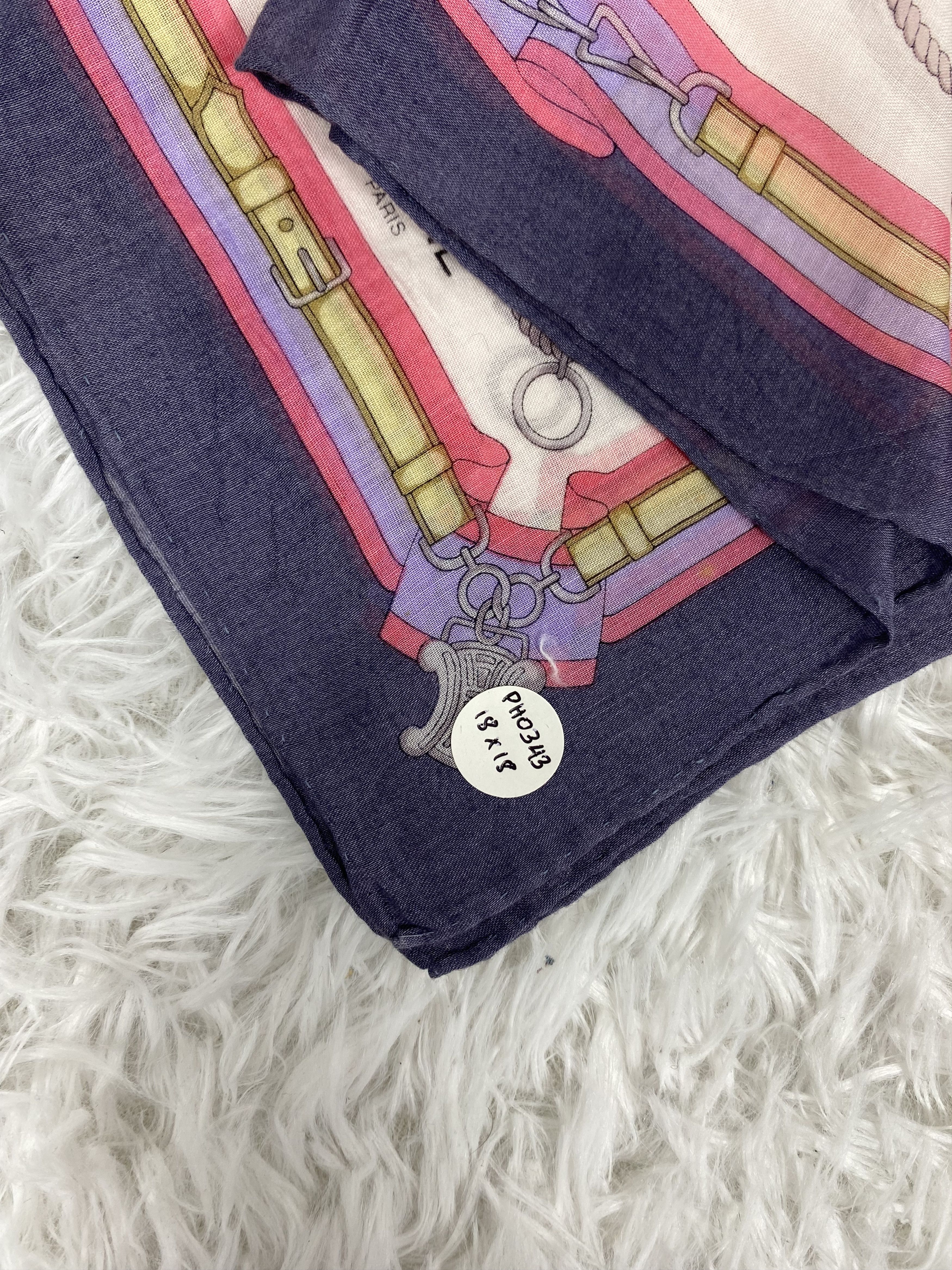 Celine Vintage Celine Handkerchief Neckerchief Ph0343 Size ONE SIZE - 2 Thumbnail