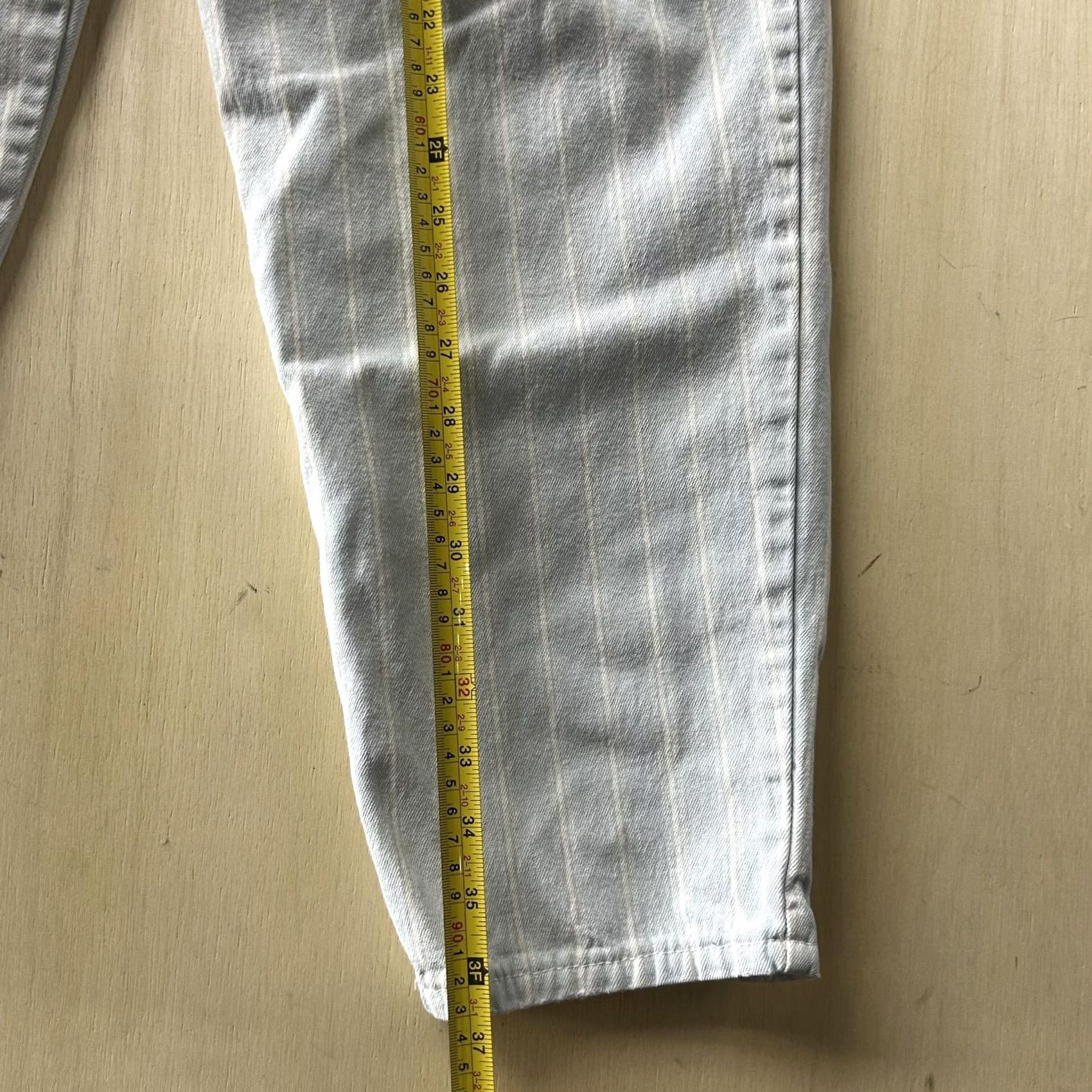 Vintage VINTAGE Fancy Props Sweatpants Womens Small Gray Stripe Elastic Waist USA Pants Size 28" / US 6 / IT 42 - 5 Thumbnail