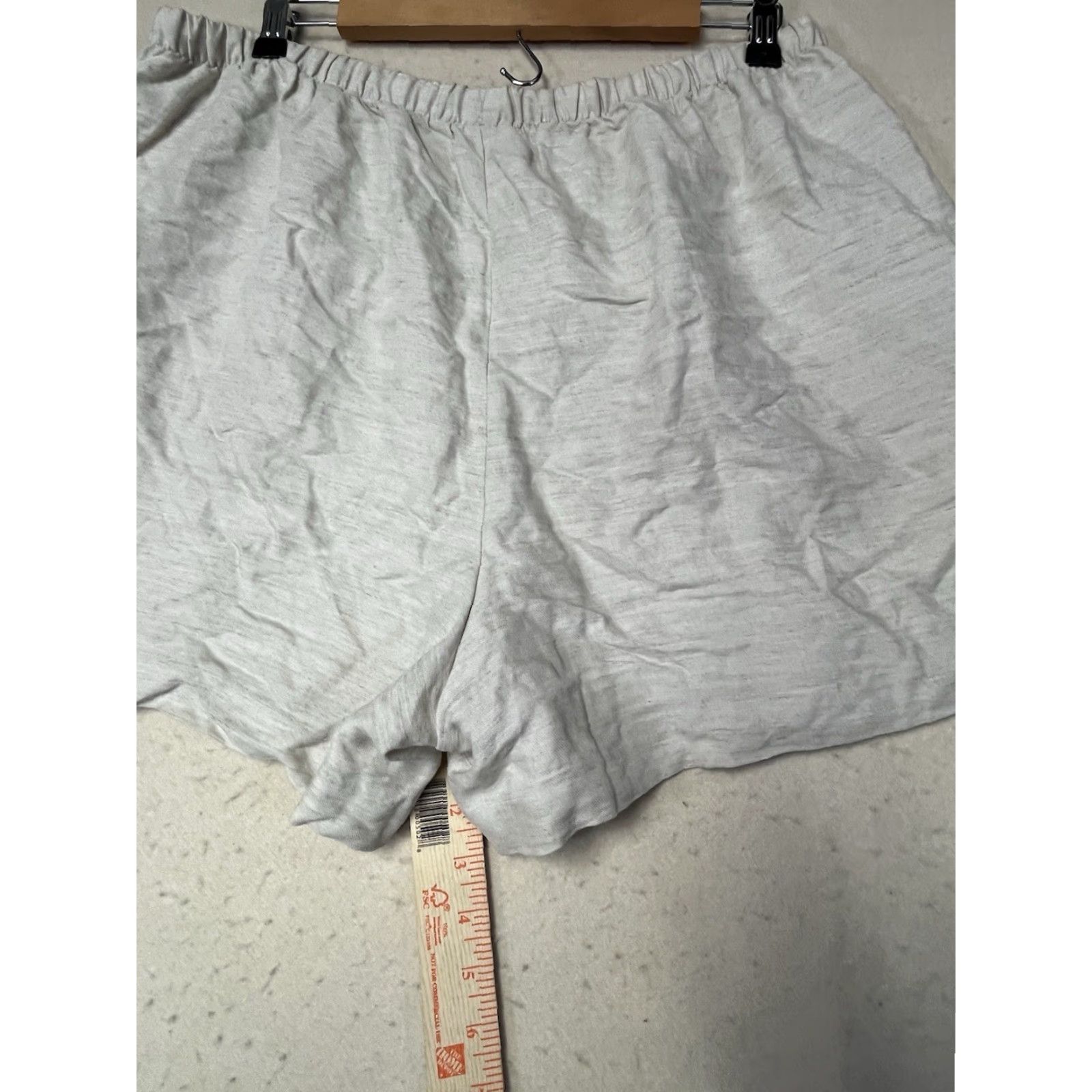 Vintage Wilfred Shorts Bermuda Women's L Tan Lightweight Drawstring Linen Blend Beige Size 36" / US 14 / IT 50 - 5 Thumbnail