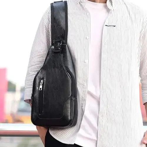 VIBE Cross Body PU Leather Bag Size ONE SIZE - 3 Thumbnail