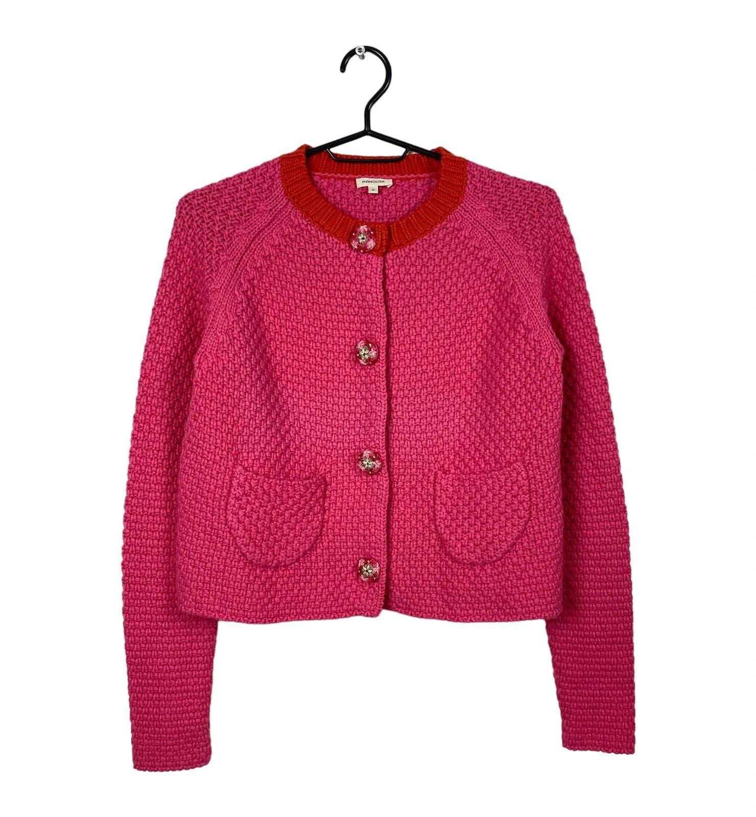 Other Manoush Knit Cardigan Wool Cotton size M Size M / US 6-8 / IT 42-44 - 6 Thumbnail