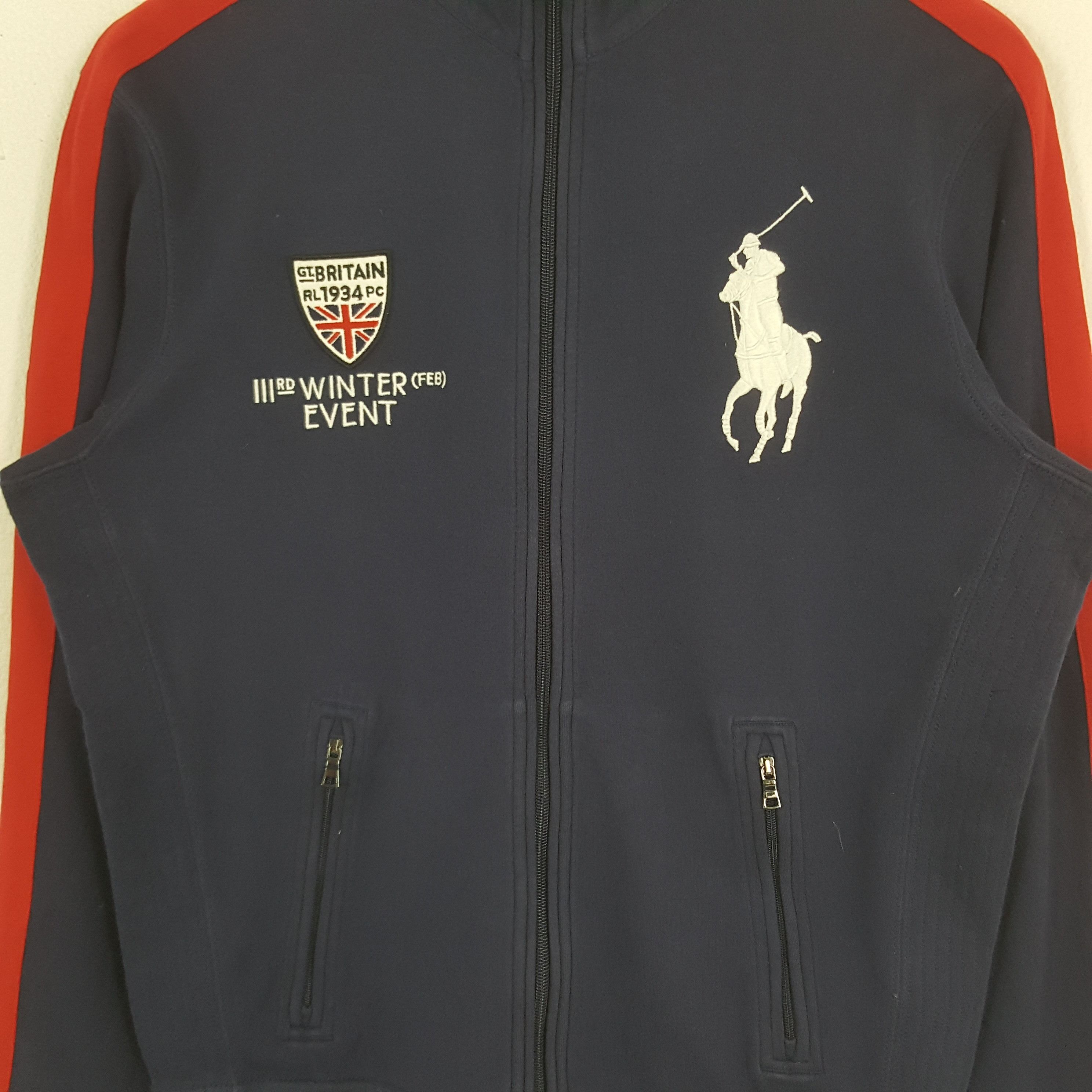 Polo Ralph Lauren × Vintage Vintage Polo by Ralph Lauren American Sweater Jacket C275N22 Size US M / EU 48-50 / 2 - 2 Thumbnail