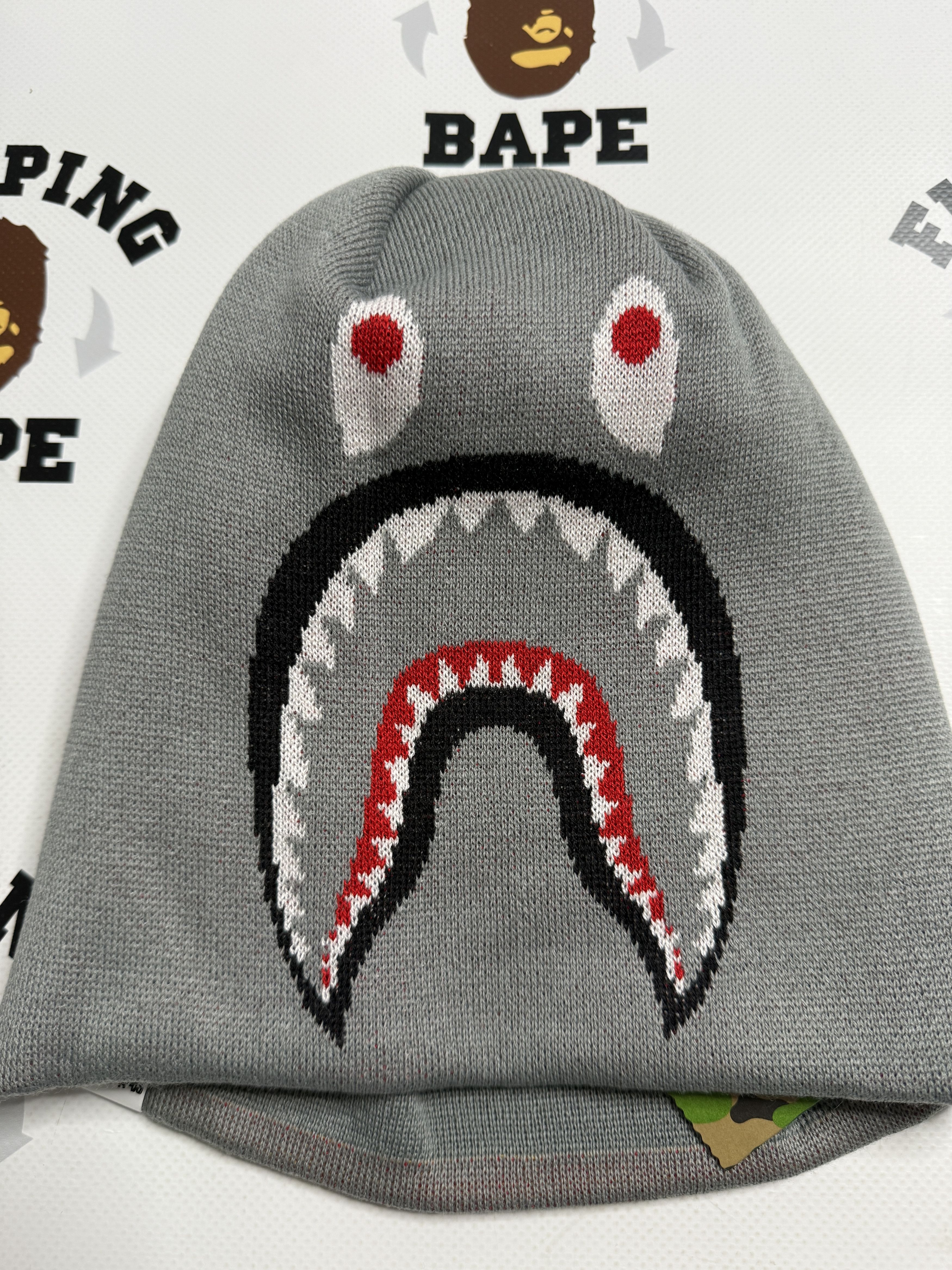 Bape 2ND SHARK KNIT CAP Size ONE SIZE - 7 Thumbnail