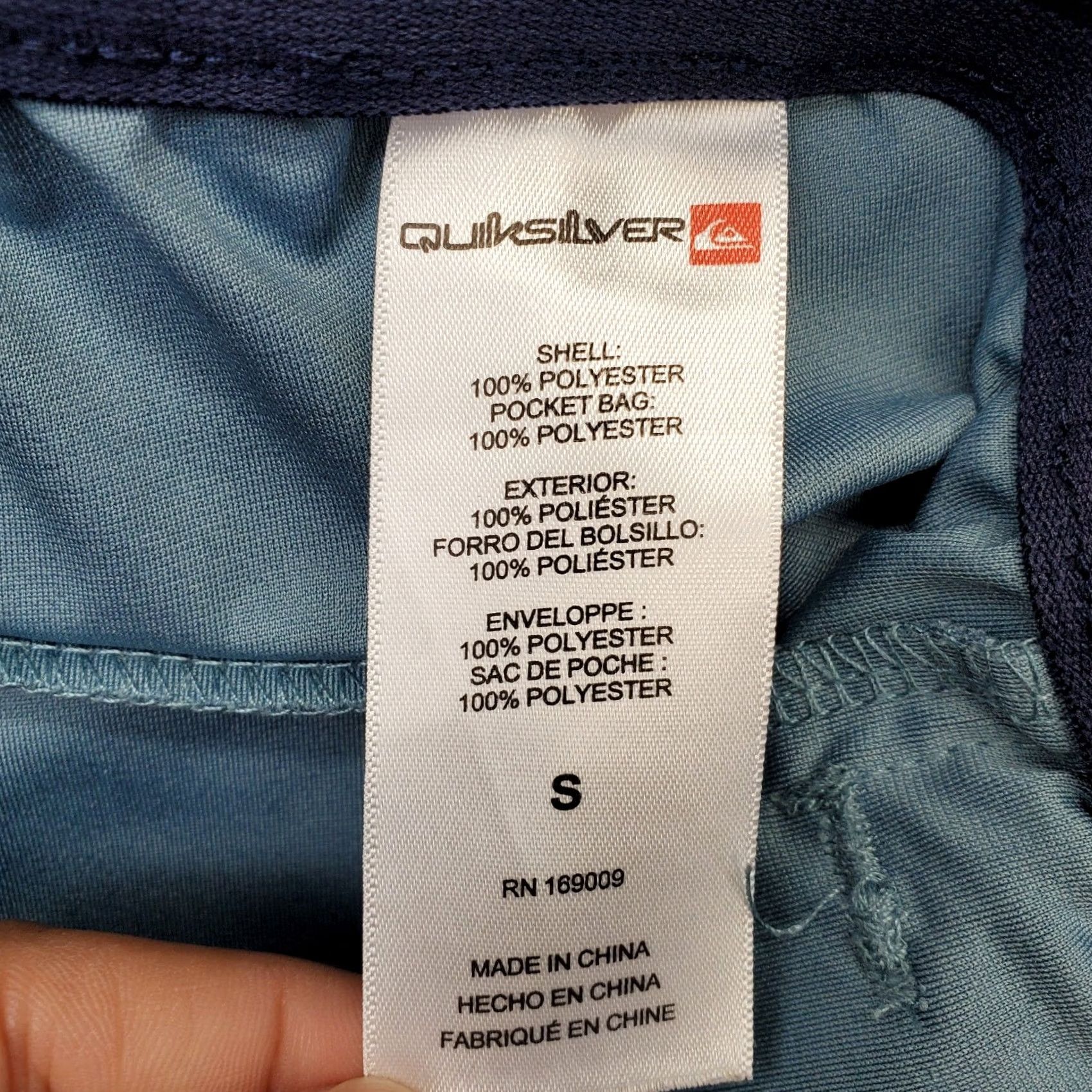 Quiksilver Quiksilver Dry Flight Active Shorts Mens S Blue Stretch Regular Drawstring Bermuda Shorts Mens Blue Stretch Regular Fit Size US 29 - 6 Thumbnail