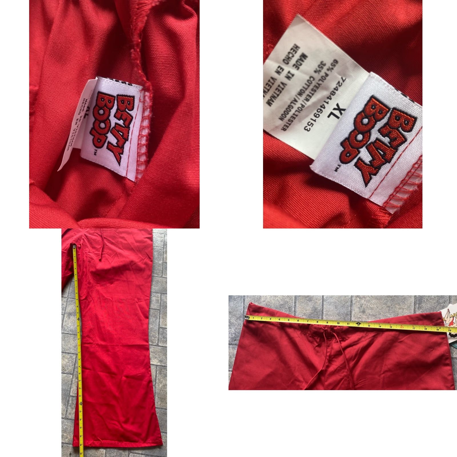 Cherokee NWT Cherokee Tooniforms Betty Boop Red Scrubs Pants Women’s XL Size 40" / US 18 - 8 Thumbnail