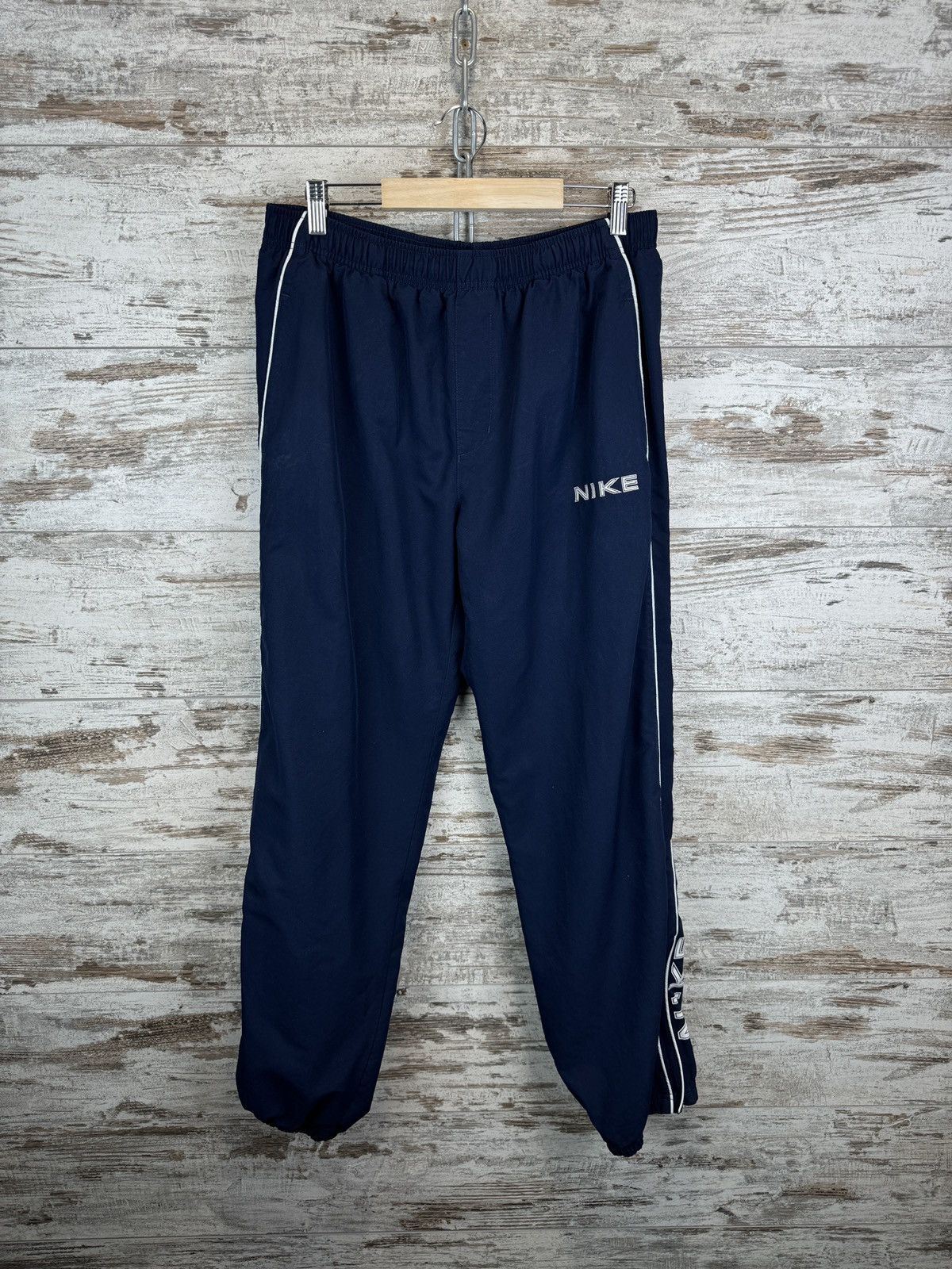 Nike Mens Vintage Nike drill pants y2k sweatpants swoosh rare Size US 34 / EU 50 - 1 Thumbnail