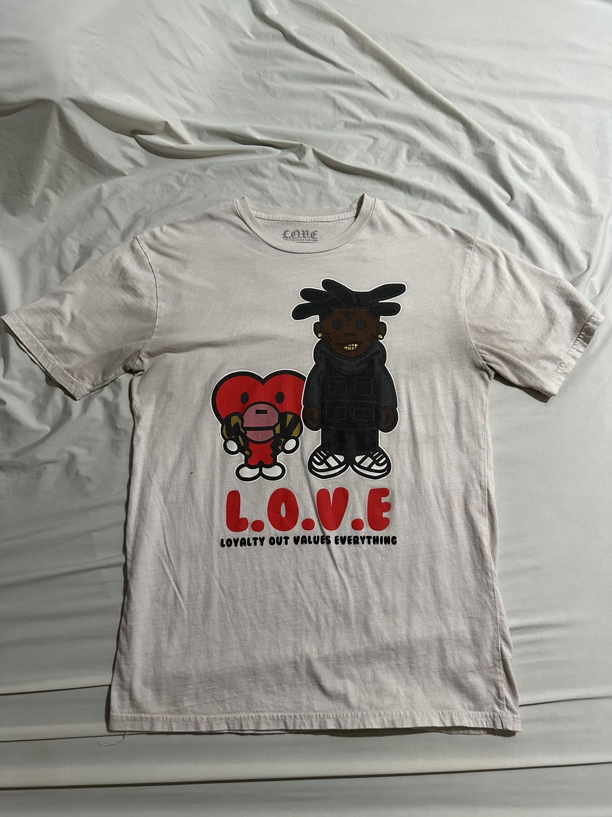 Sniper Gang WHITE LOVE SNIPERGANG TSHIRT Size US L / EU 52-54 / 3 - 1 Preview