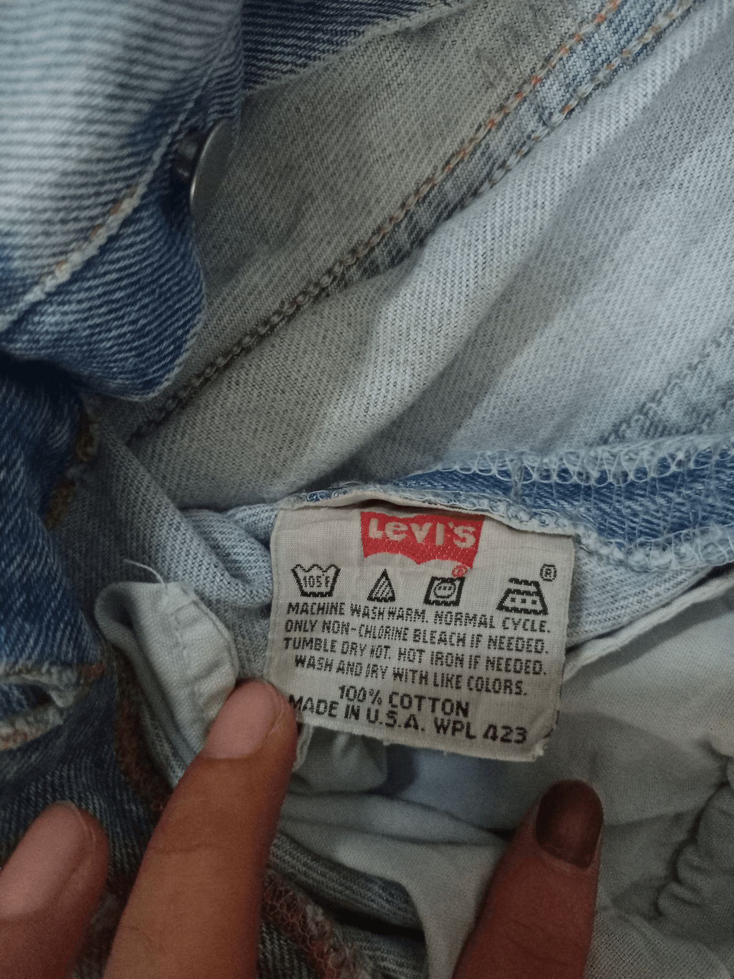 Levi's × Levi's Vintage Clothing Vintage 90s Levis 501 Distressed Loose Jeans 30x29 Size US 30 / EU 46 - 12 Thumbnail