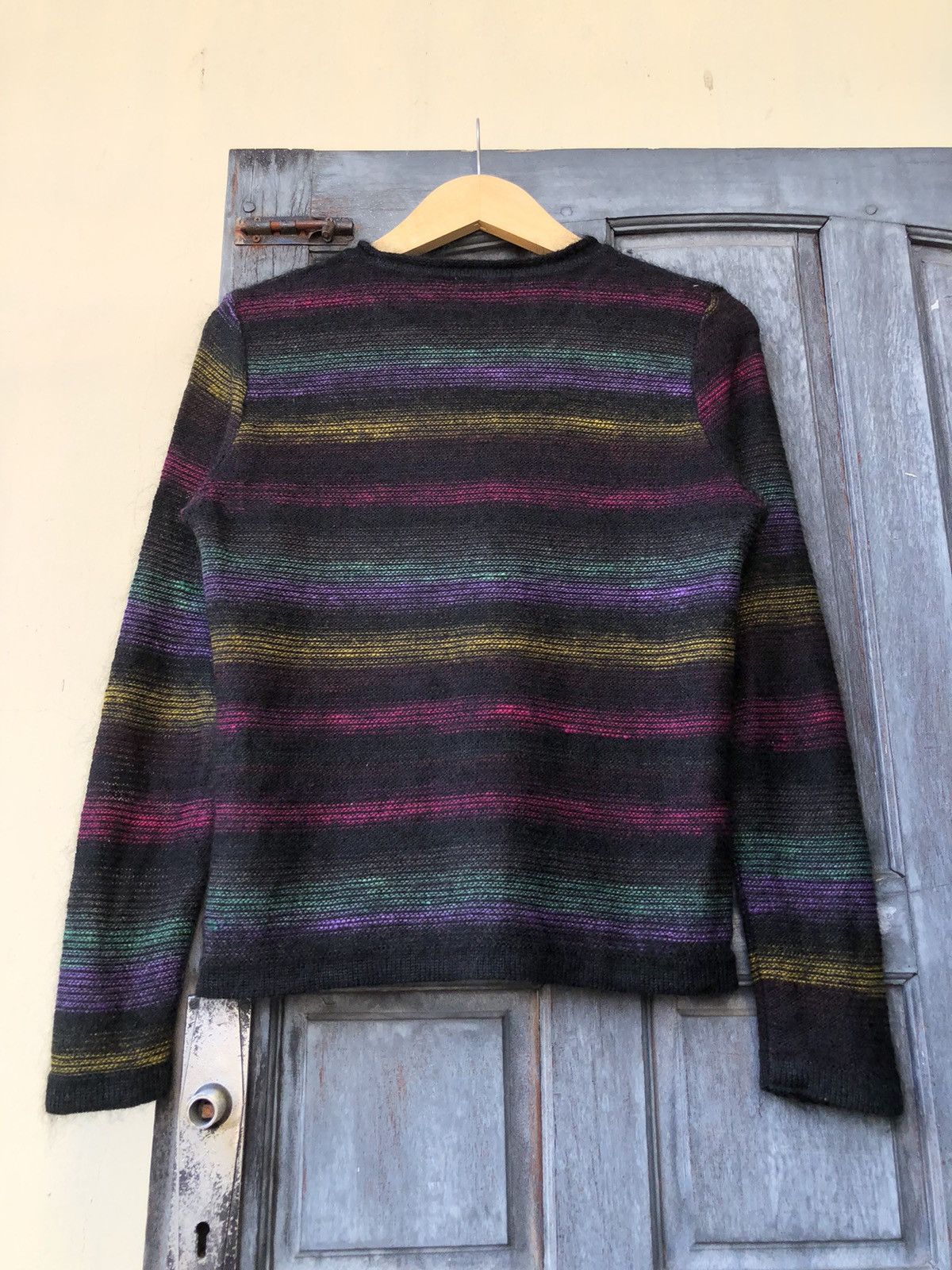 If Six Was Nine Chadorian Japanese Mohair Rainbow Psychedelic Stripe Style Size US M / EU 48-50 / 2 - 13 Thumbnail